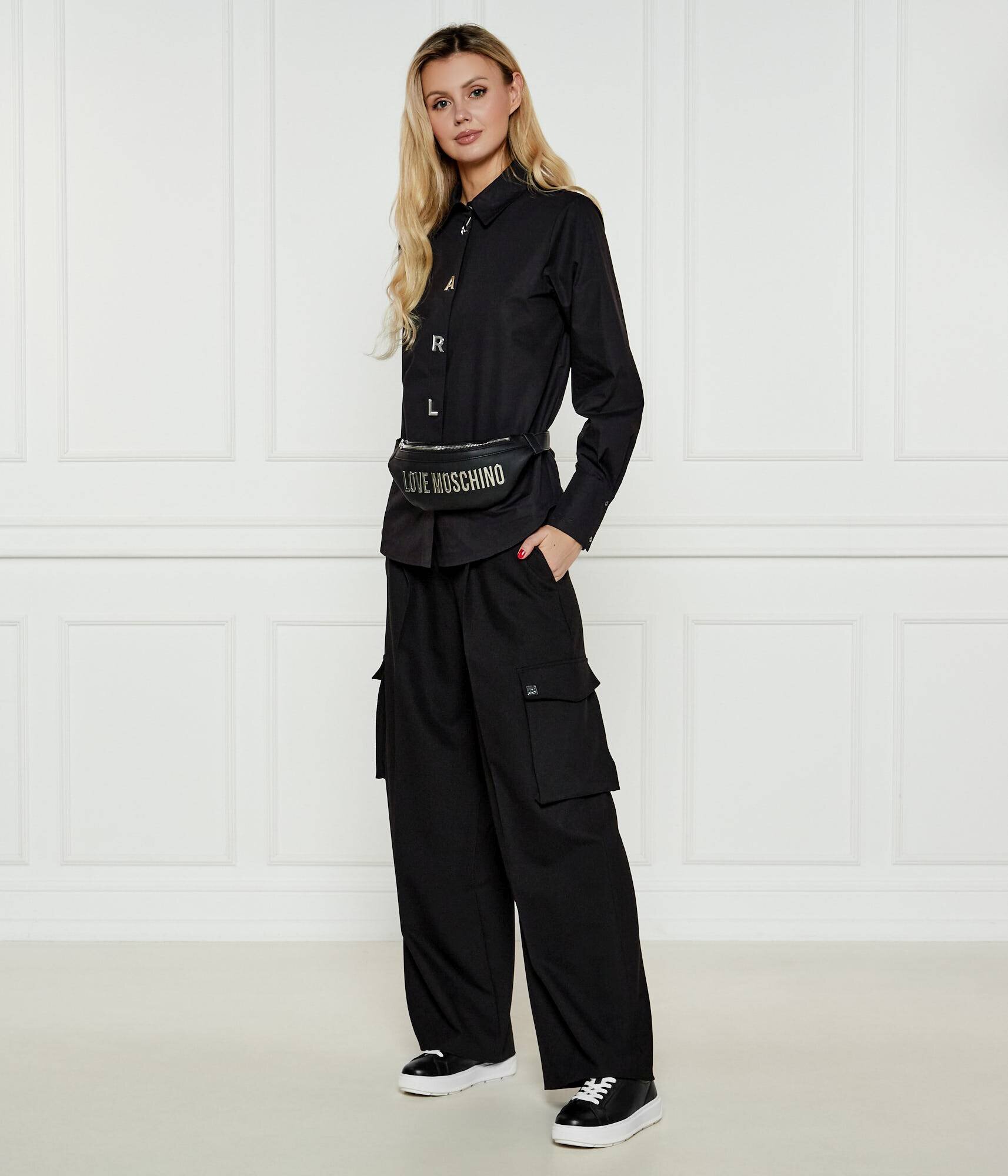 Love Moschino Teniși din piele Bold 40