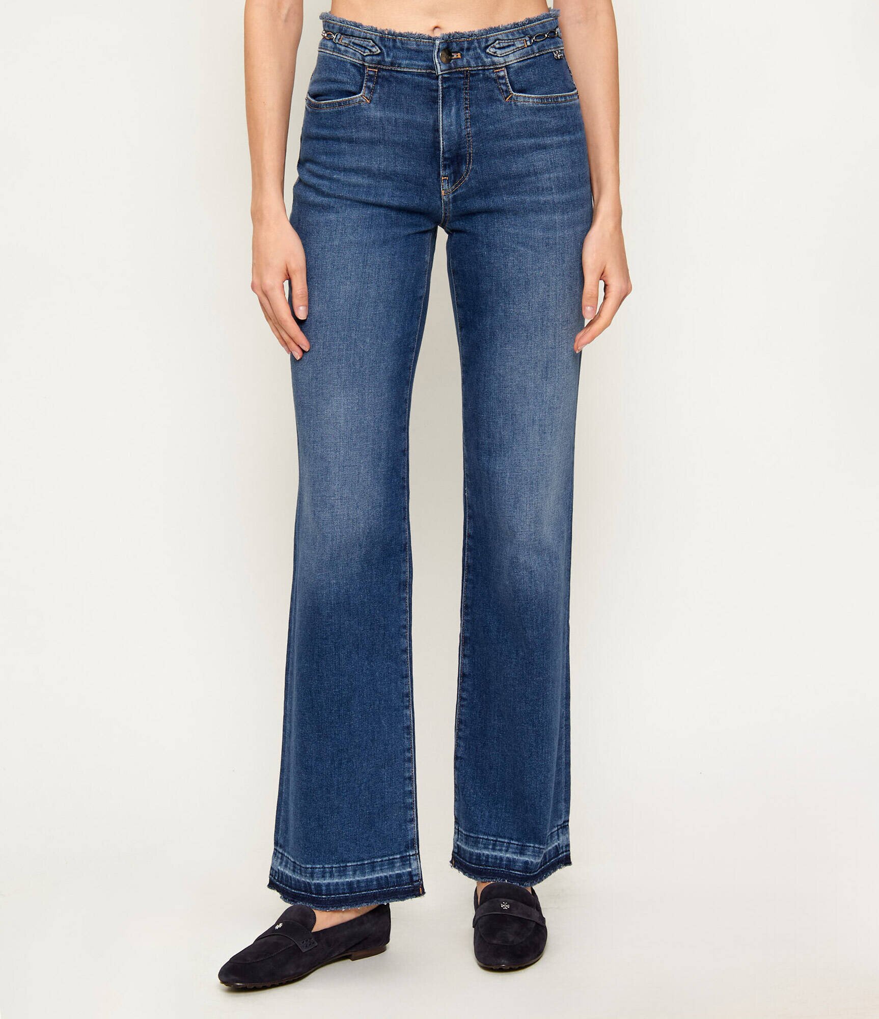 Marc Cain Blugi | flare fit | high waist