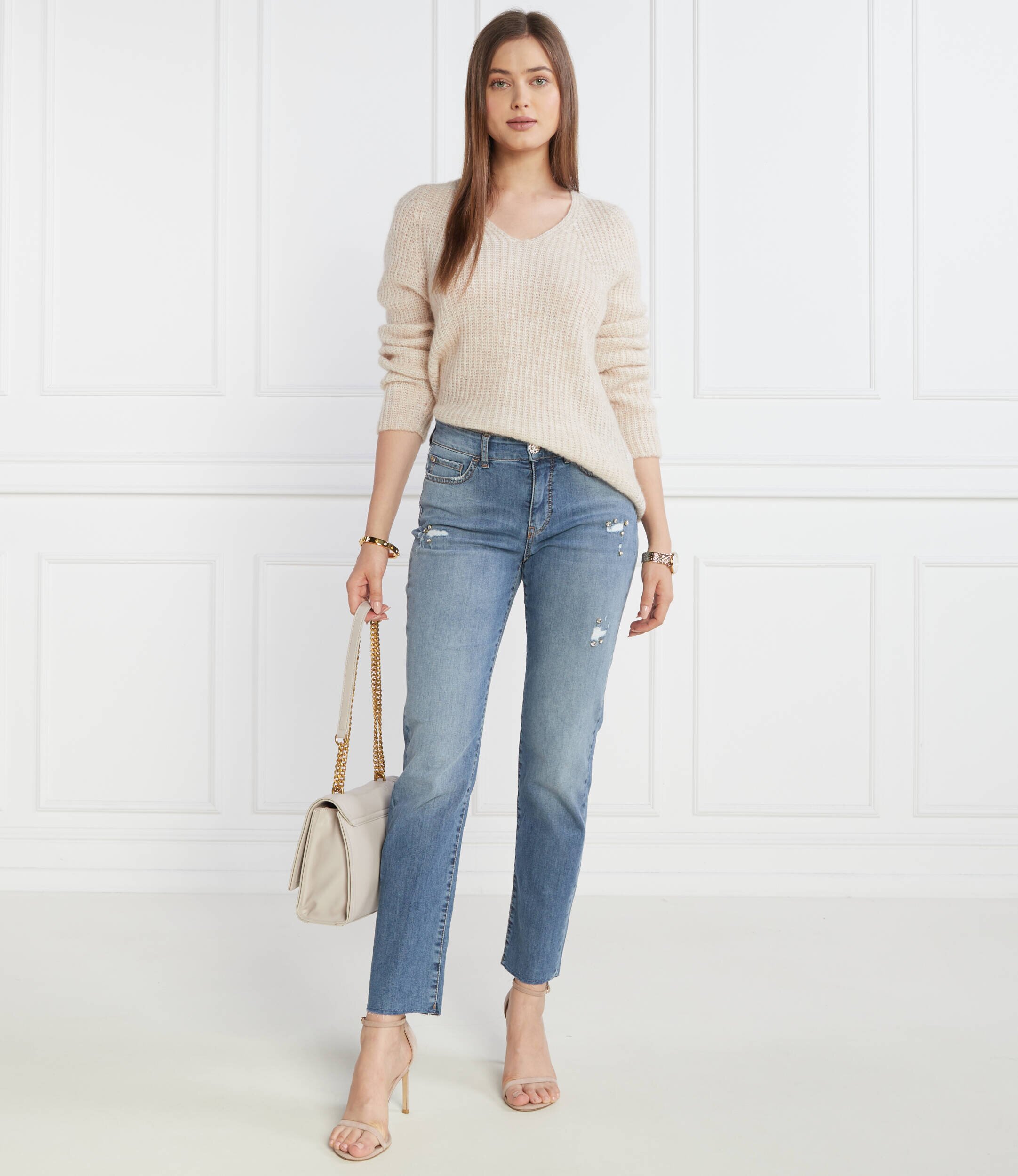 Marc Cain Blugi | Slim Fit | low waist