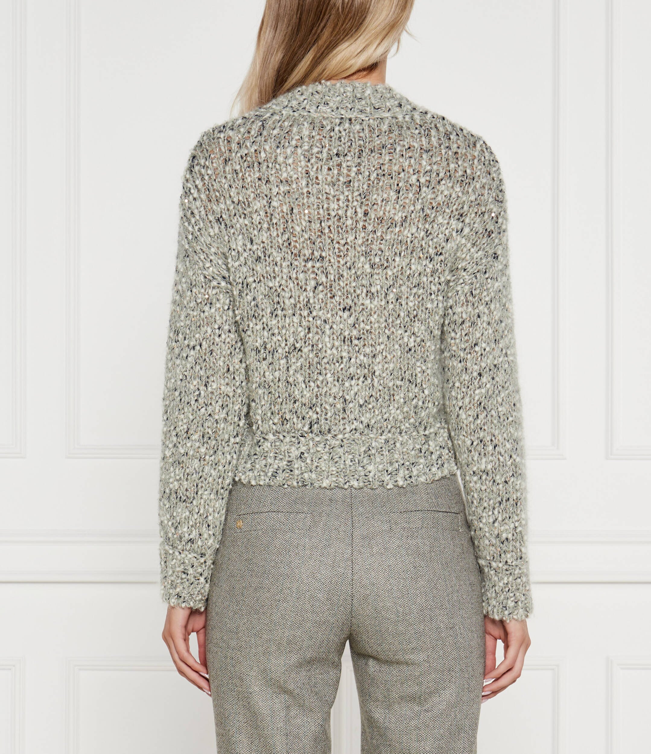 Marc Cain Cardigan | Relaxed fit cu adaos de lână