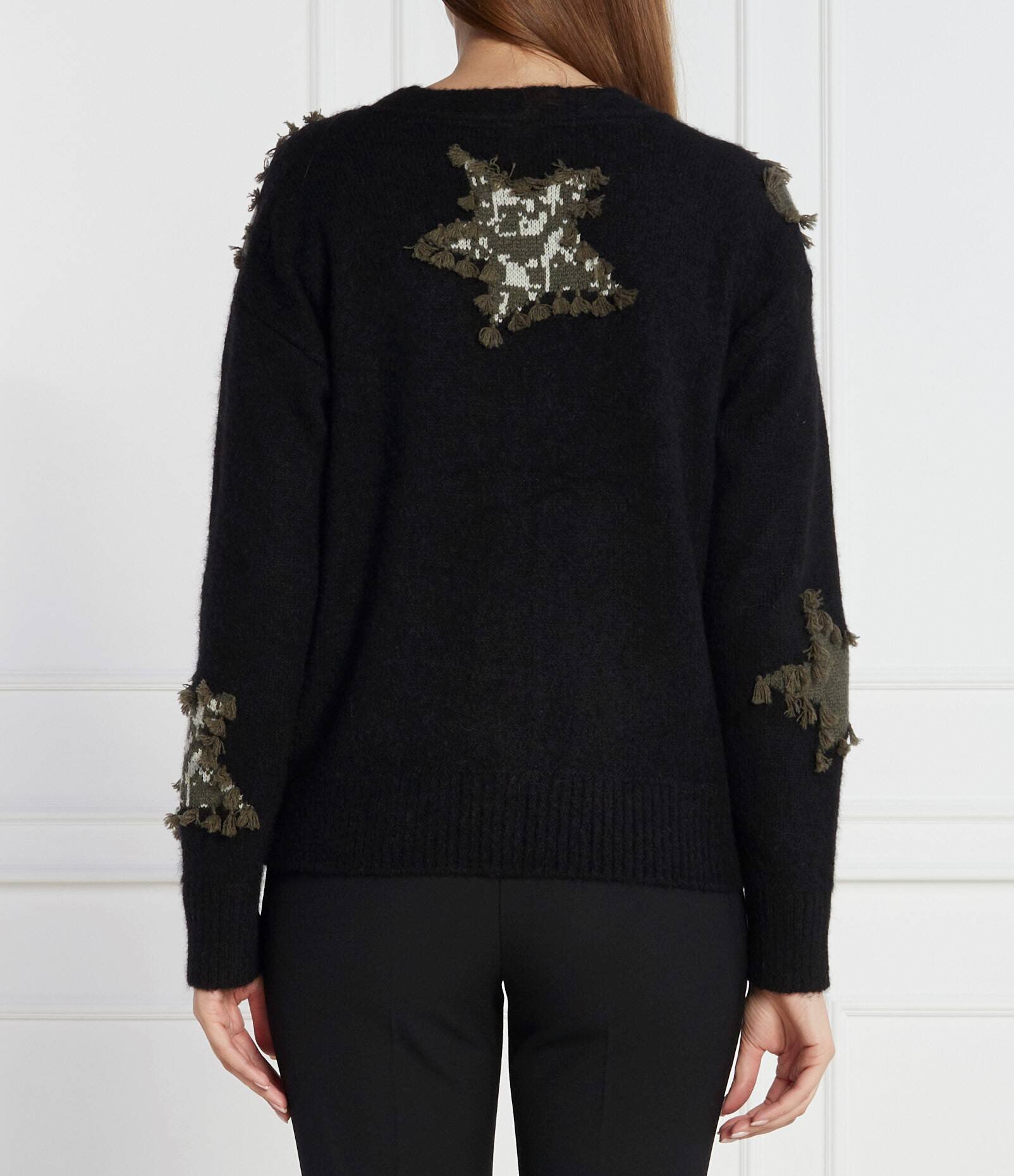 Marc Cain Cardigan | Relaxed fit cu adaos de lână