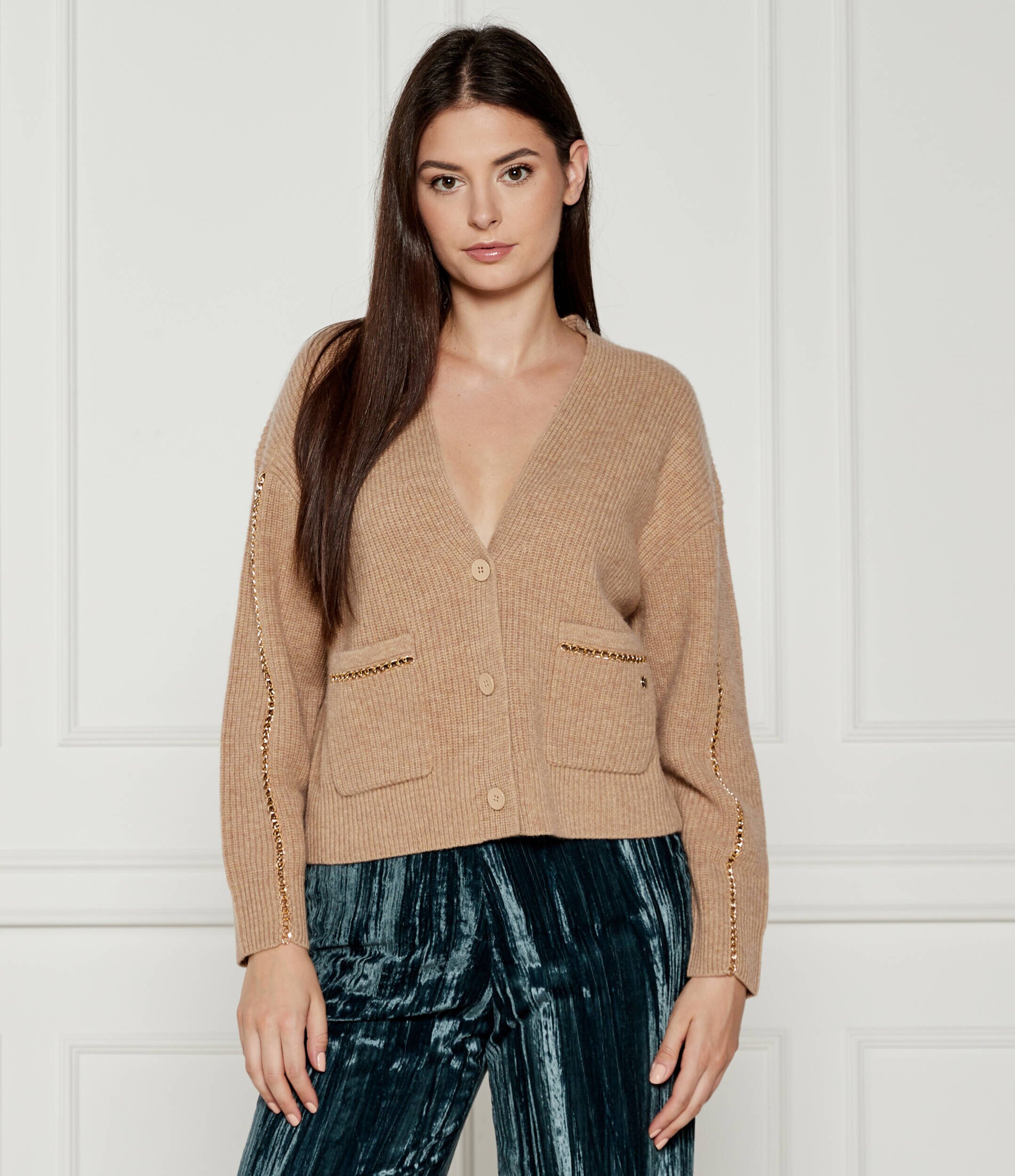 Marc Cain De lână cardigan | Relaxed fit