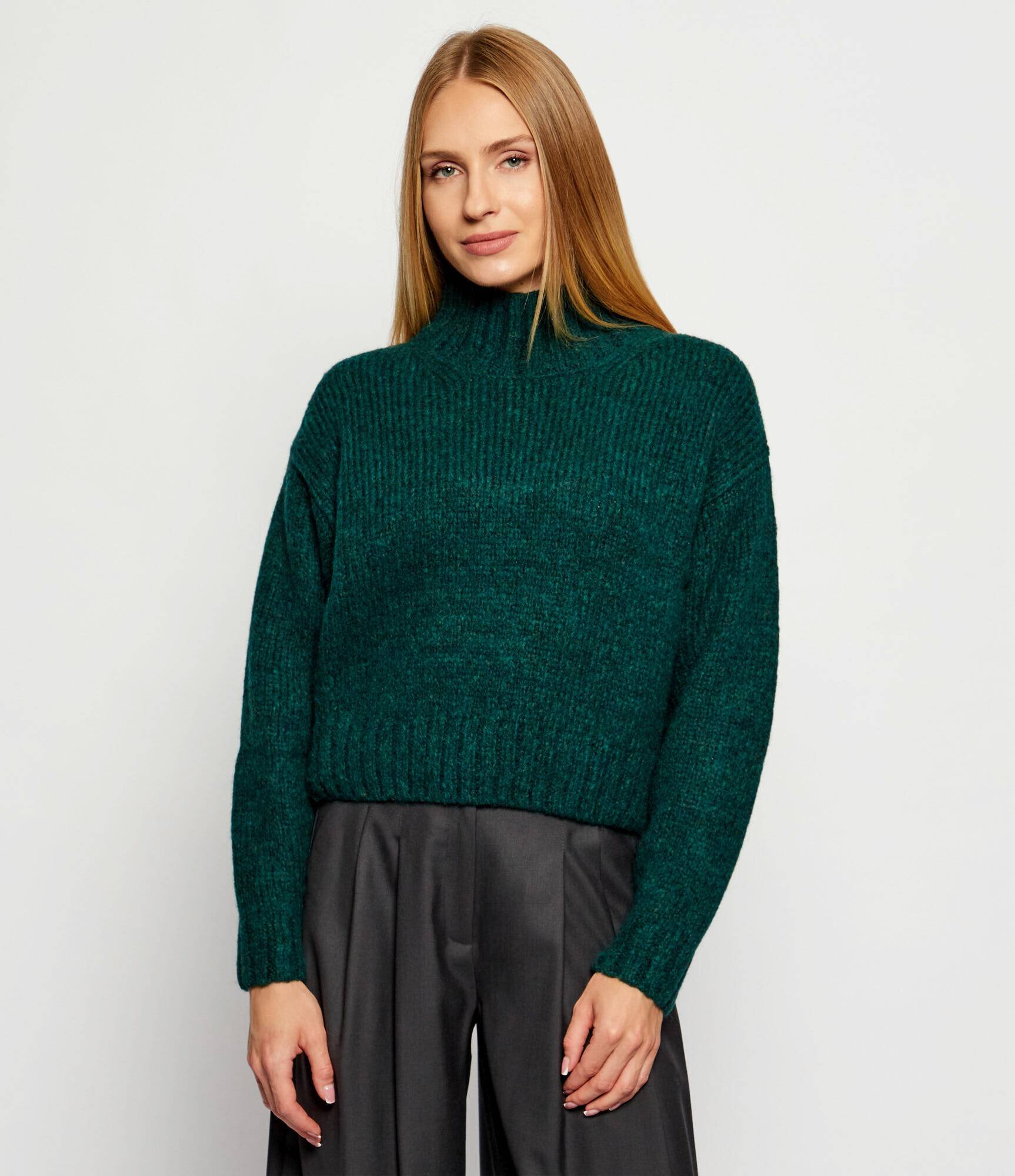 Marc Cain De lână guler înalt | Relaxed fit