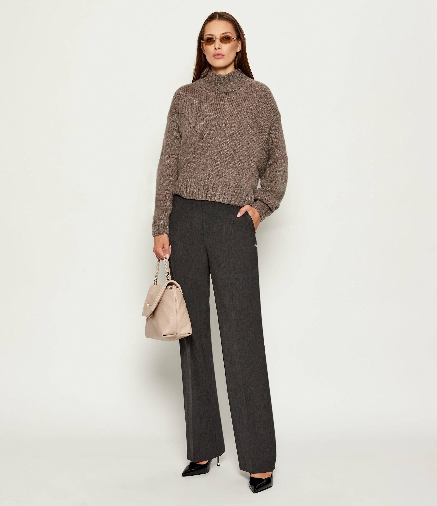 Marc Cain De lână guler înalt | Relaxed fit