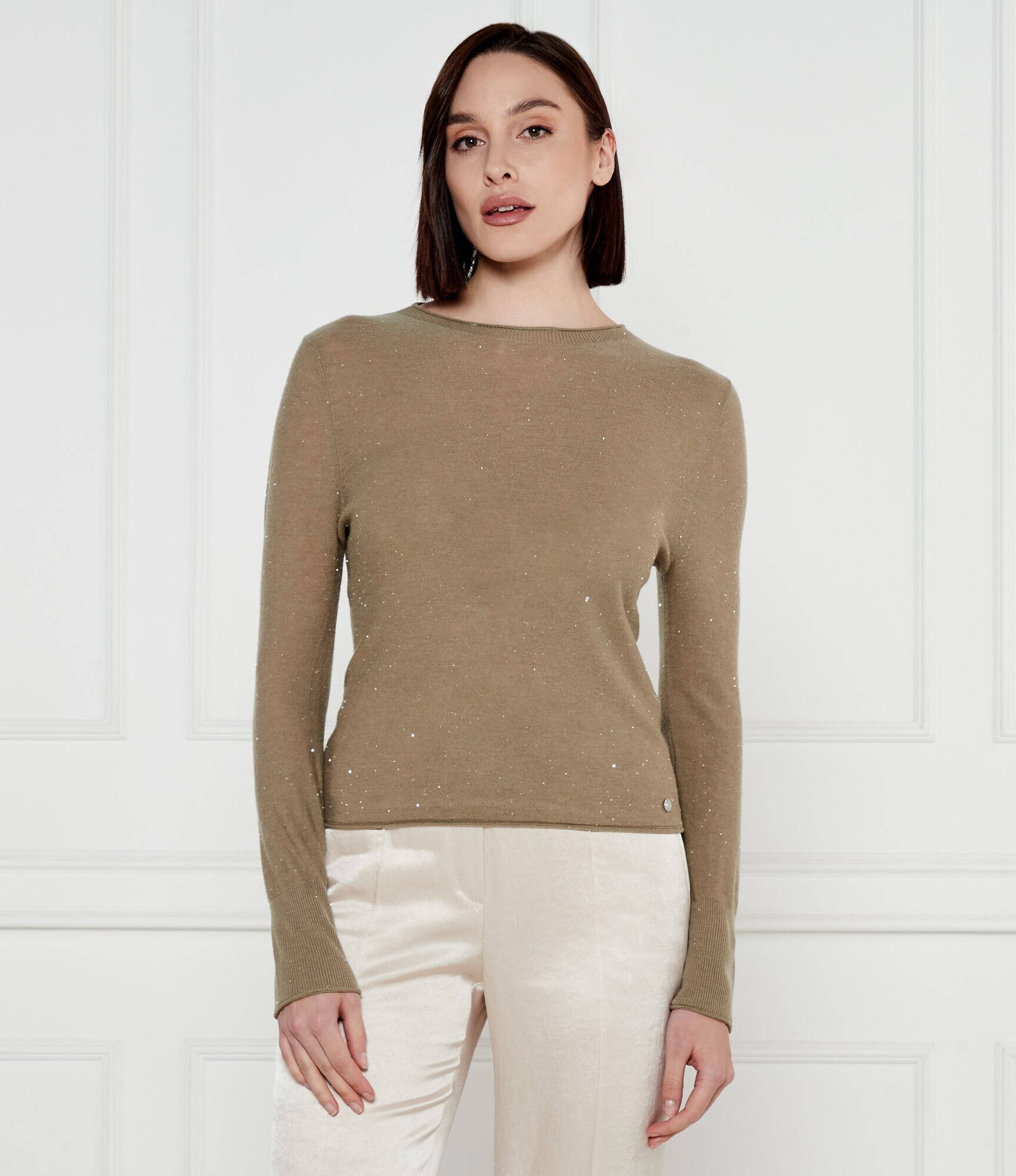 Marc Cain De lână pulover | Slim Fit
