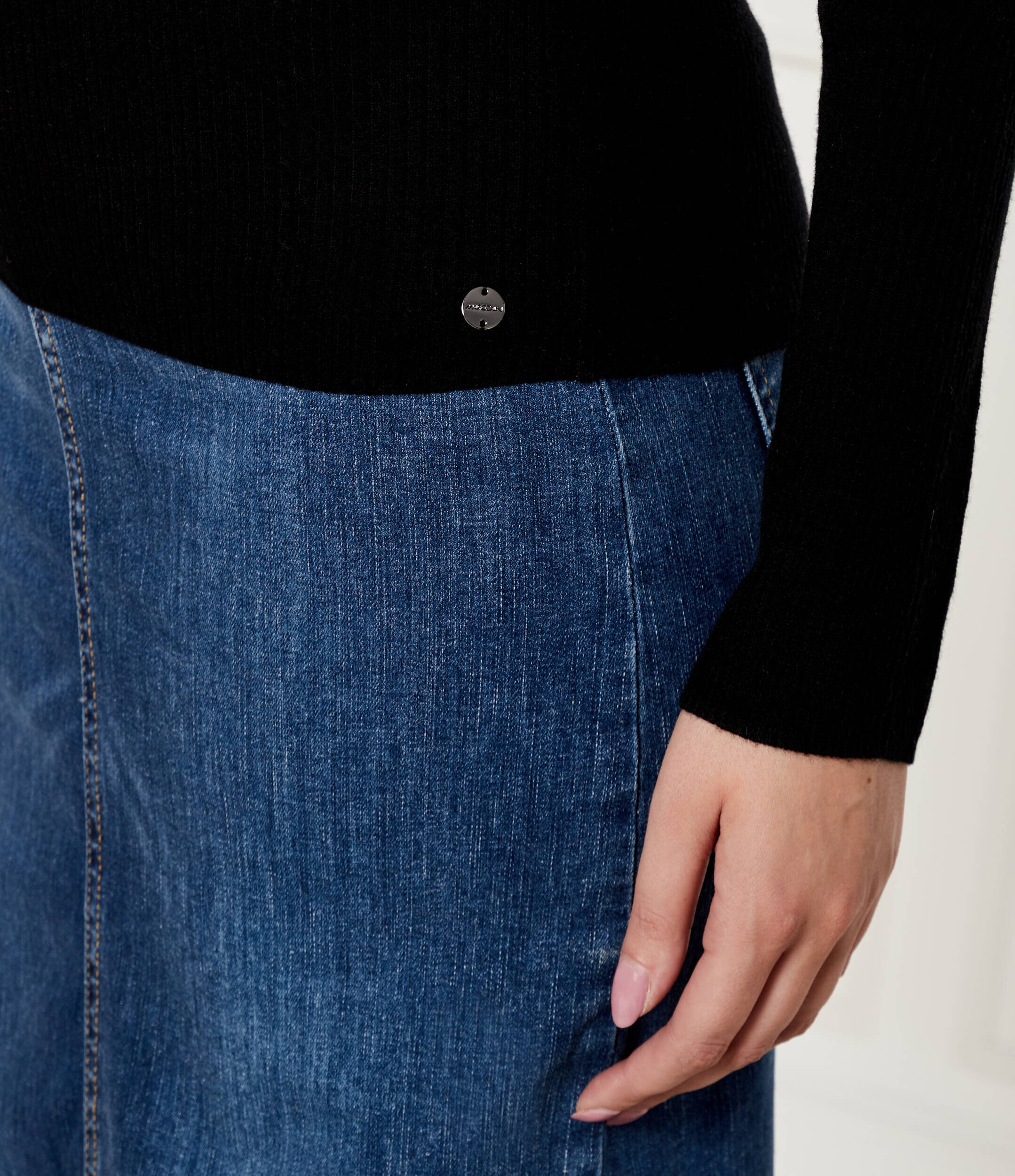 Marc Cain De lână pulover | Slim Fit cu adaos de cașmir