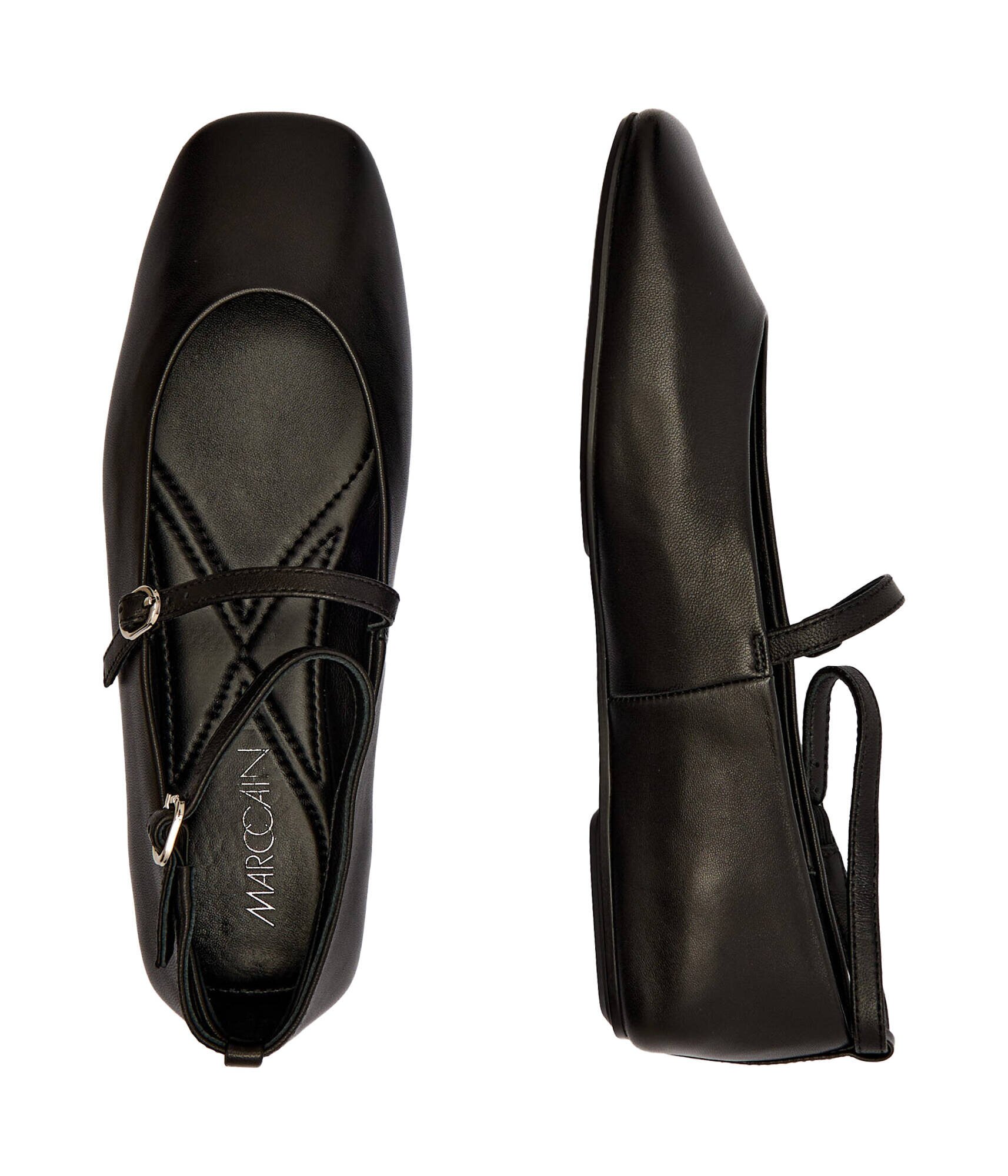 Marc Cain De piele balerini Mary Jane