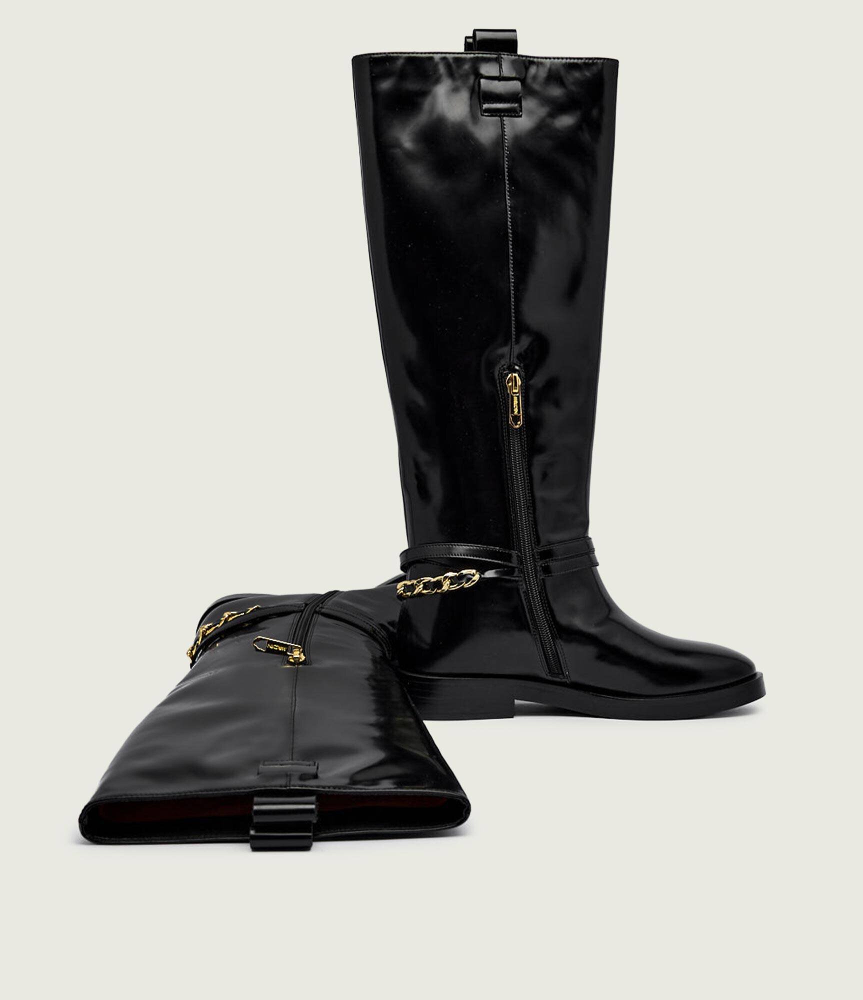 Marc Cain De piele cizme de echitație boot