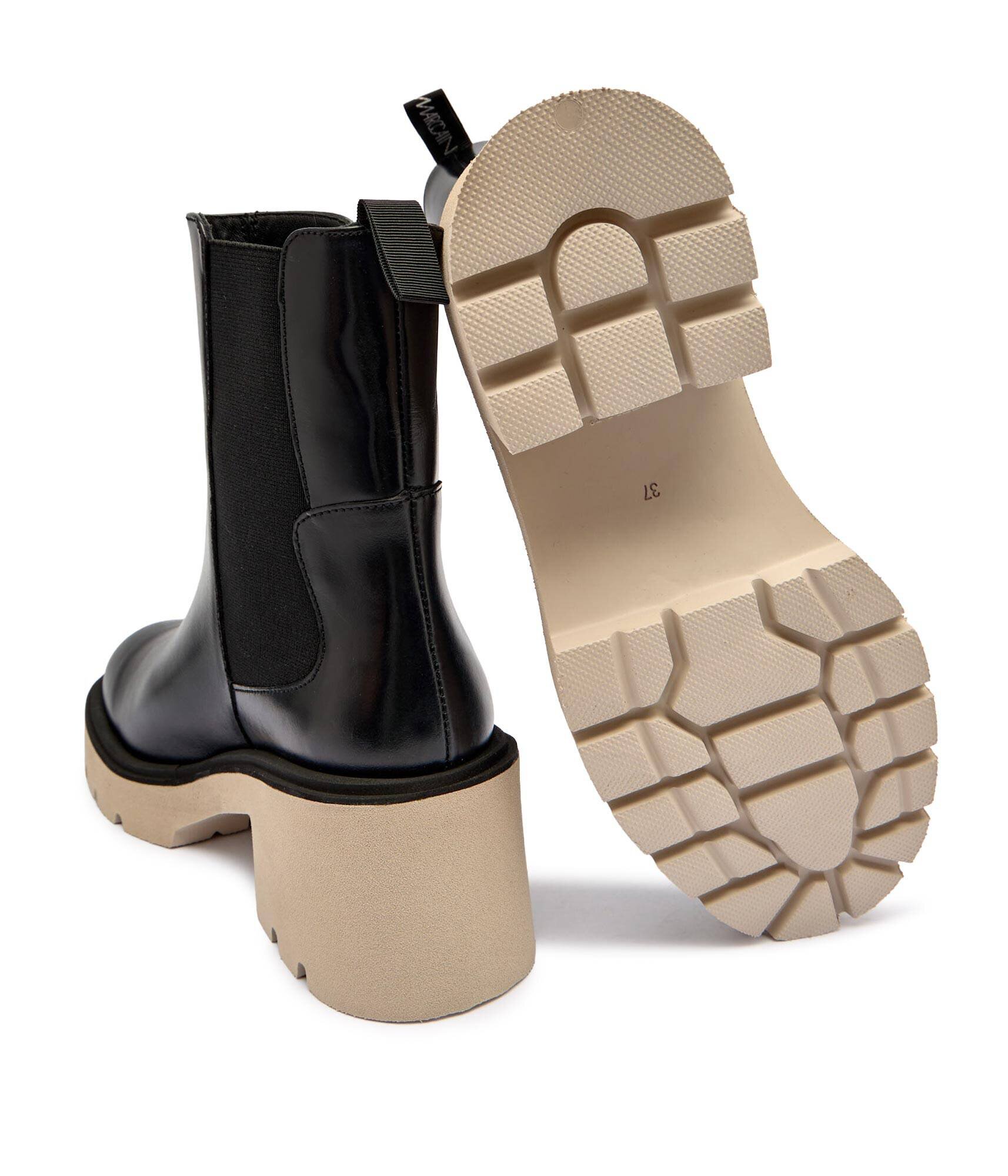 Marc Cain De piele ghete chelsea cu toc