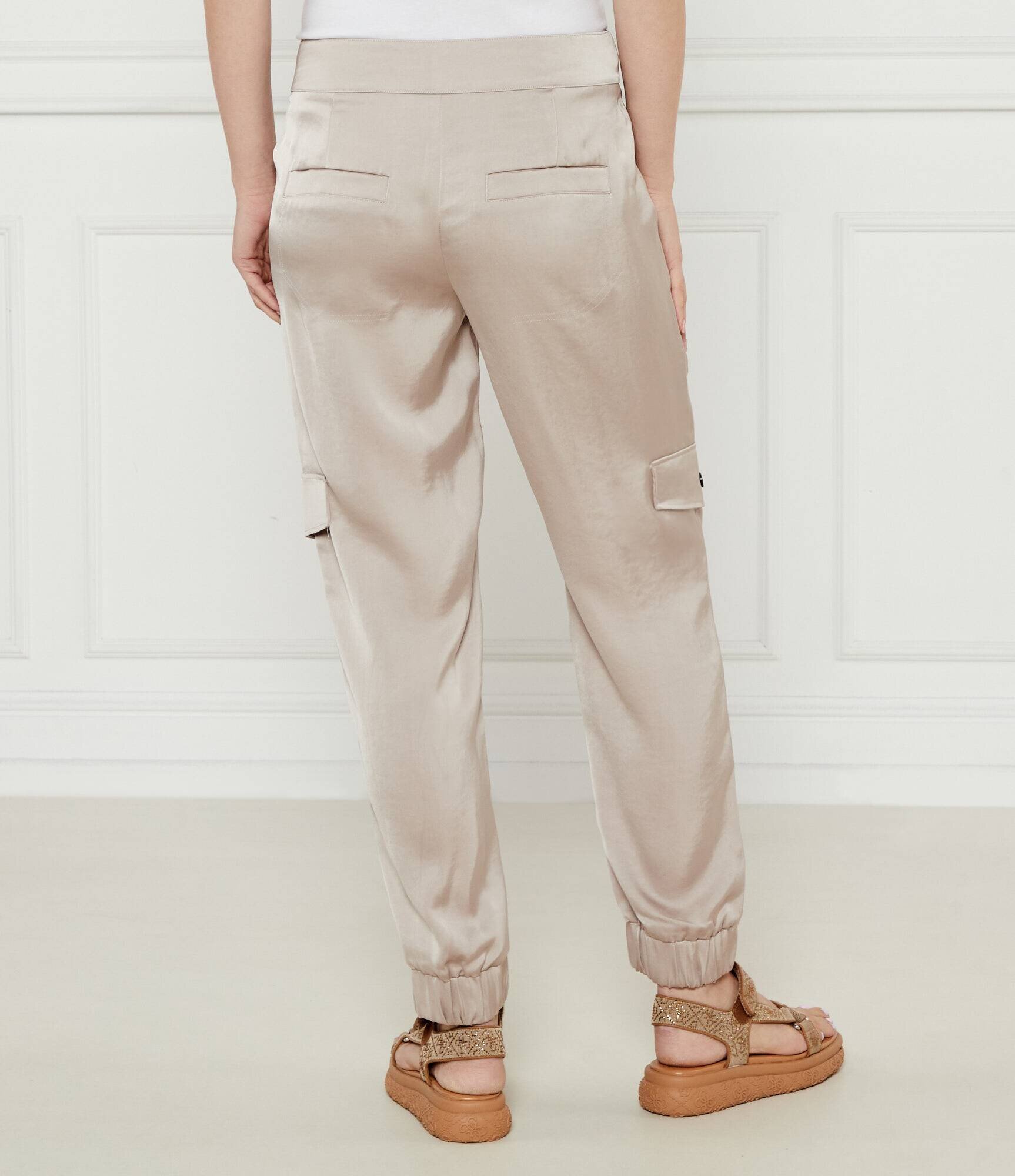 Marc Cain De satin pantaloni cargo Ridder | Relaxed fit