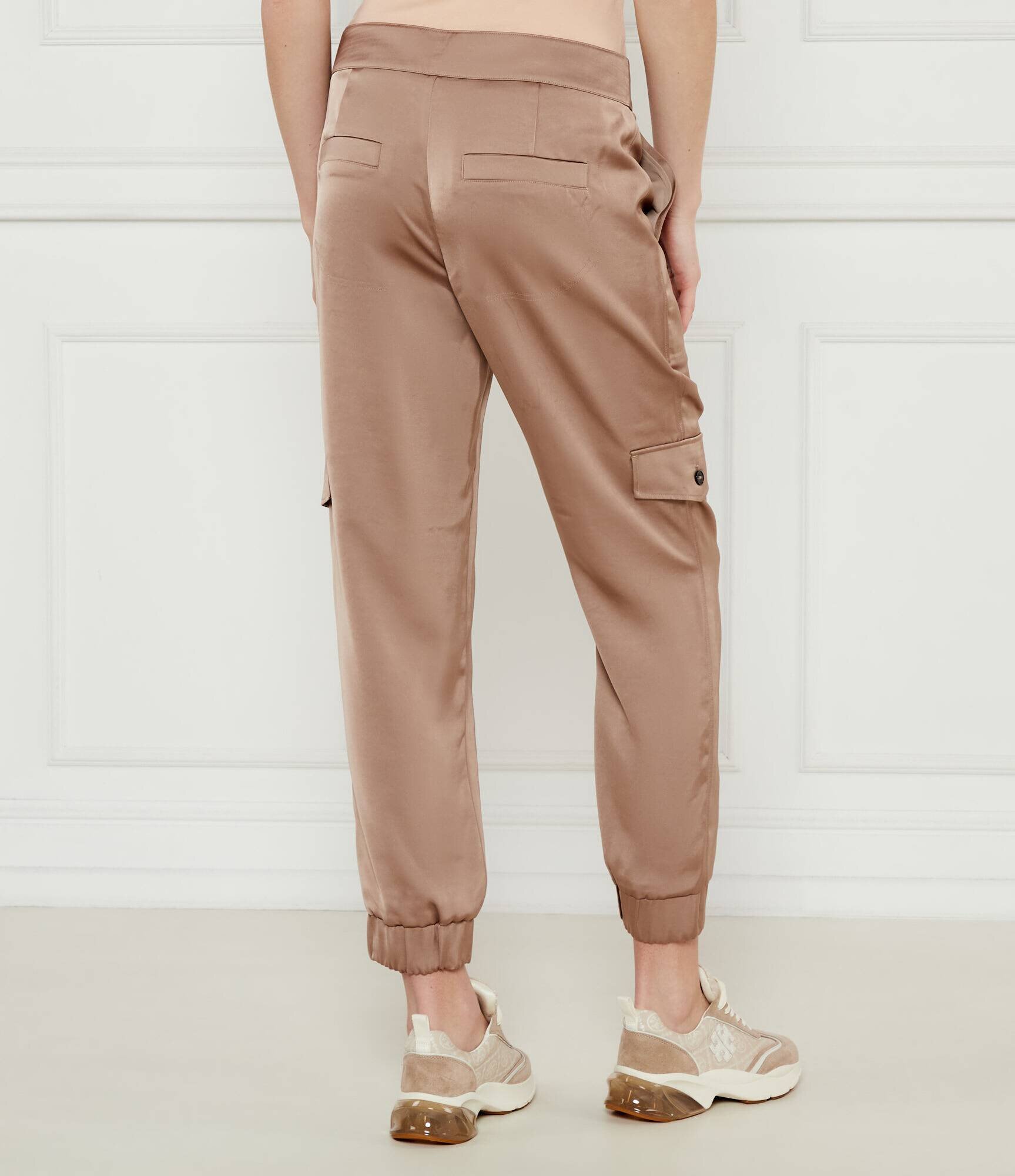 Marc Cain De satin pantaloni cargo Ridder | Relaxed fit