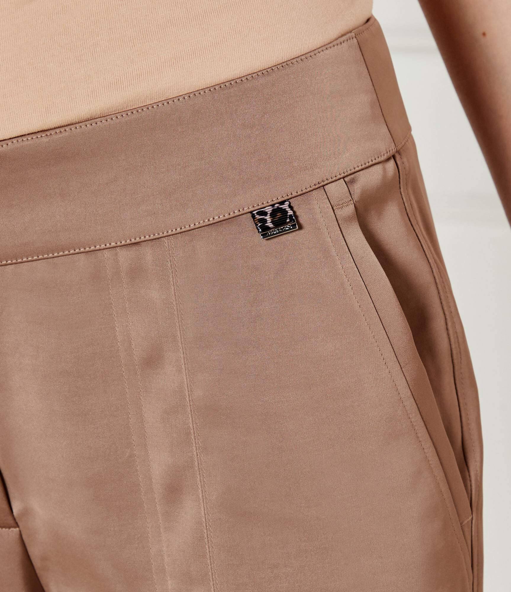 Marc Cain De satin pantaloni cargo Ridder | Relaxed fit