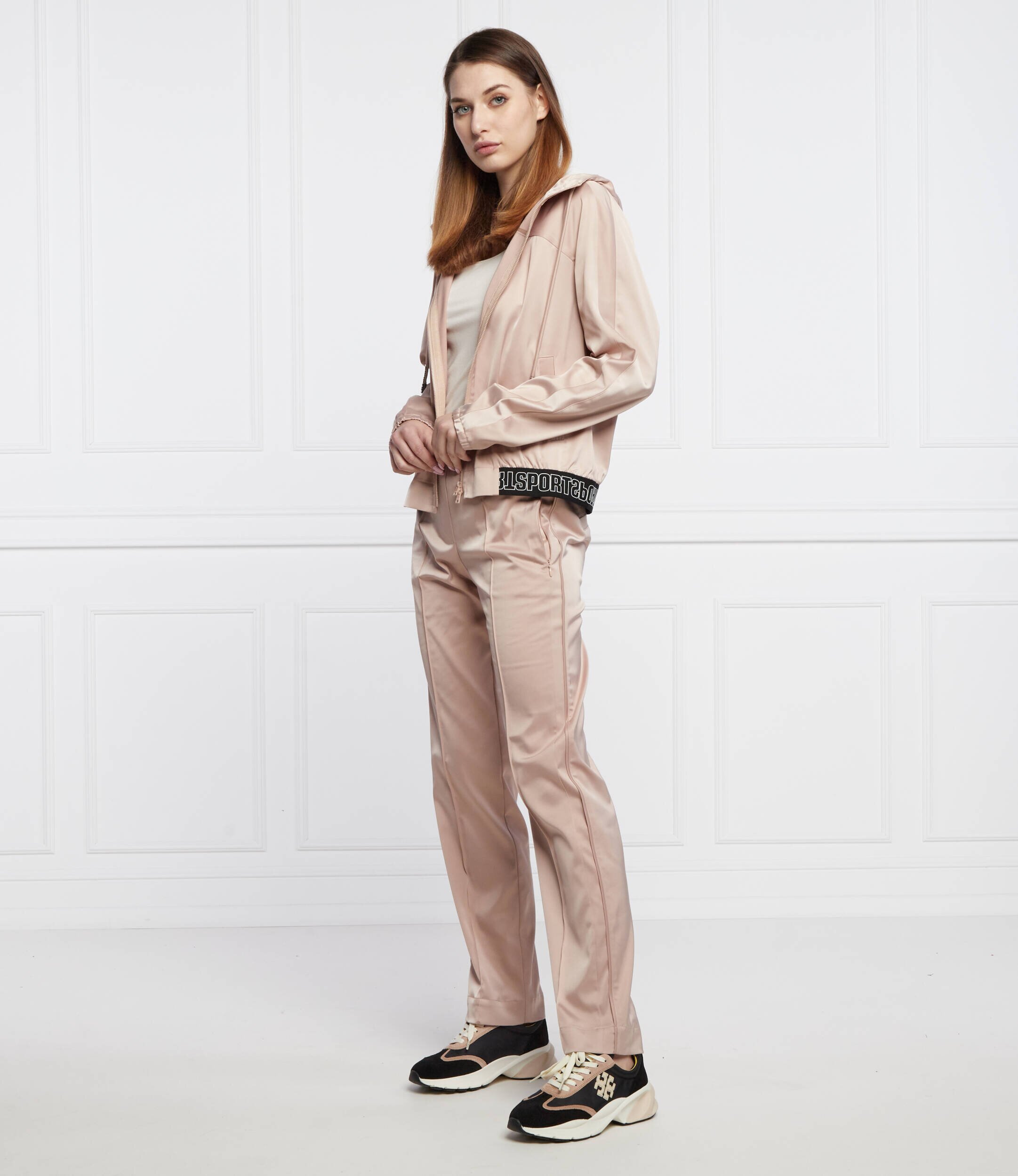 Marc Cain De satin pantaloni | Relaxed fit
