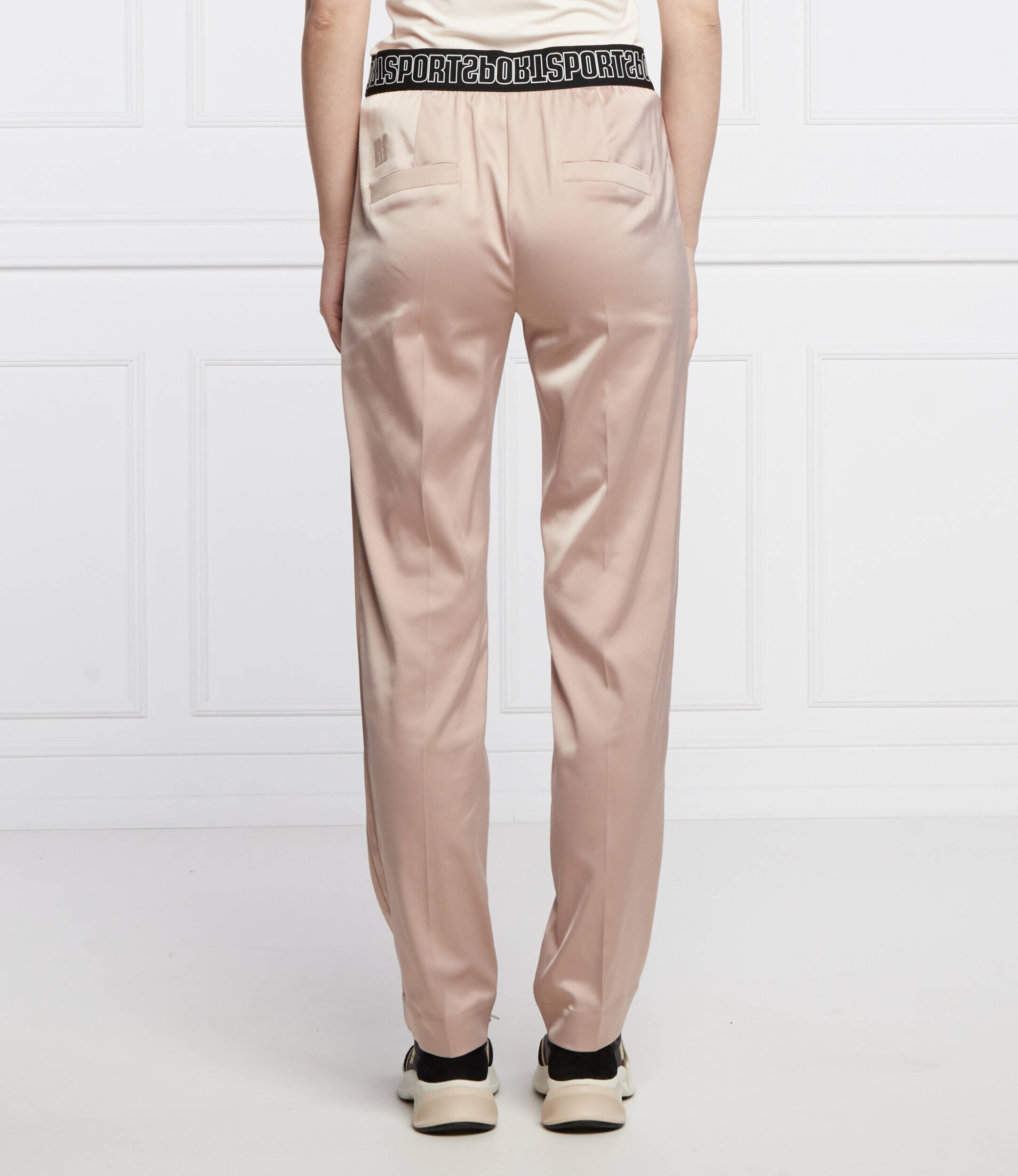Marc Cain De satin pantaloni | Relaxed fit