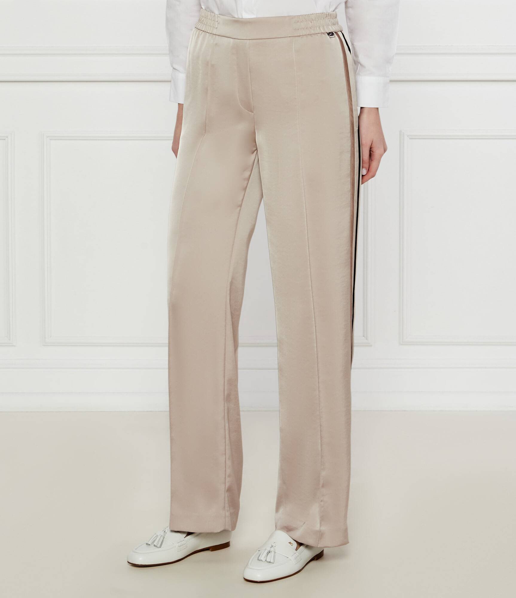 Marc Cain De satin pantaloni Washington | flare fit