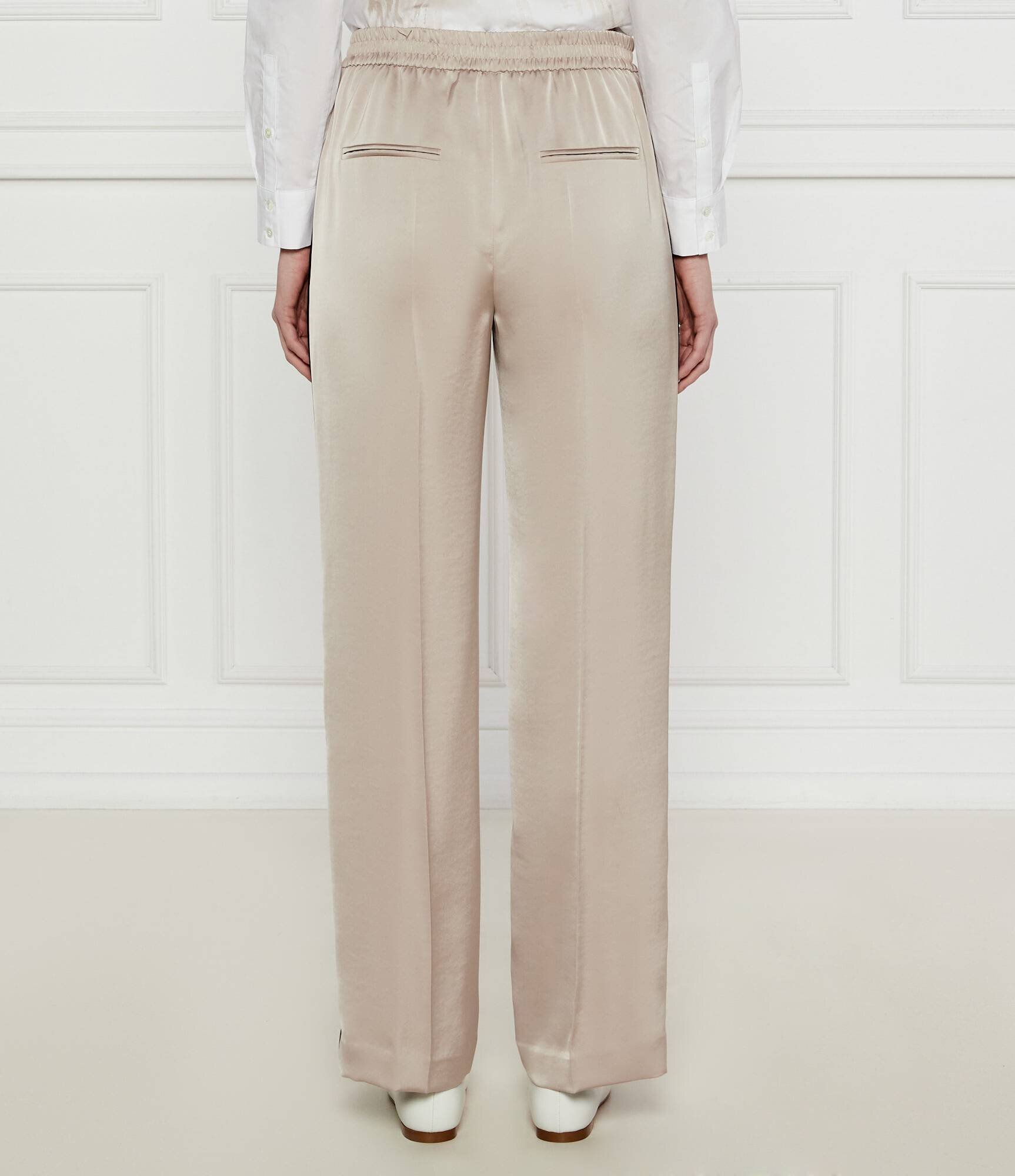 Marc Cain De satin pantaloni Washington | flare fit