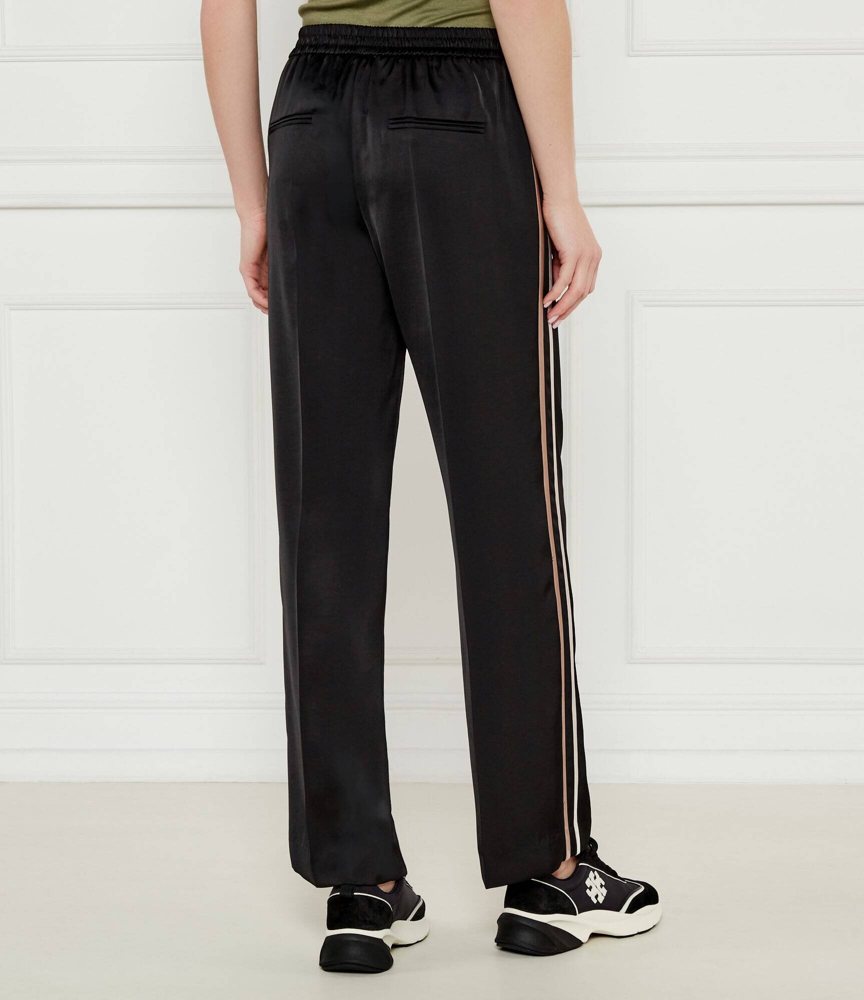 Marc Cain De satin pantaloni Washington | flare fit