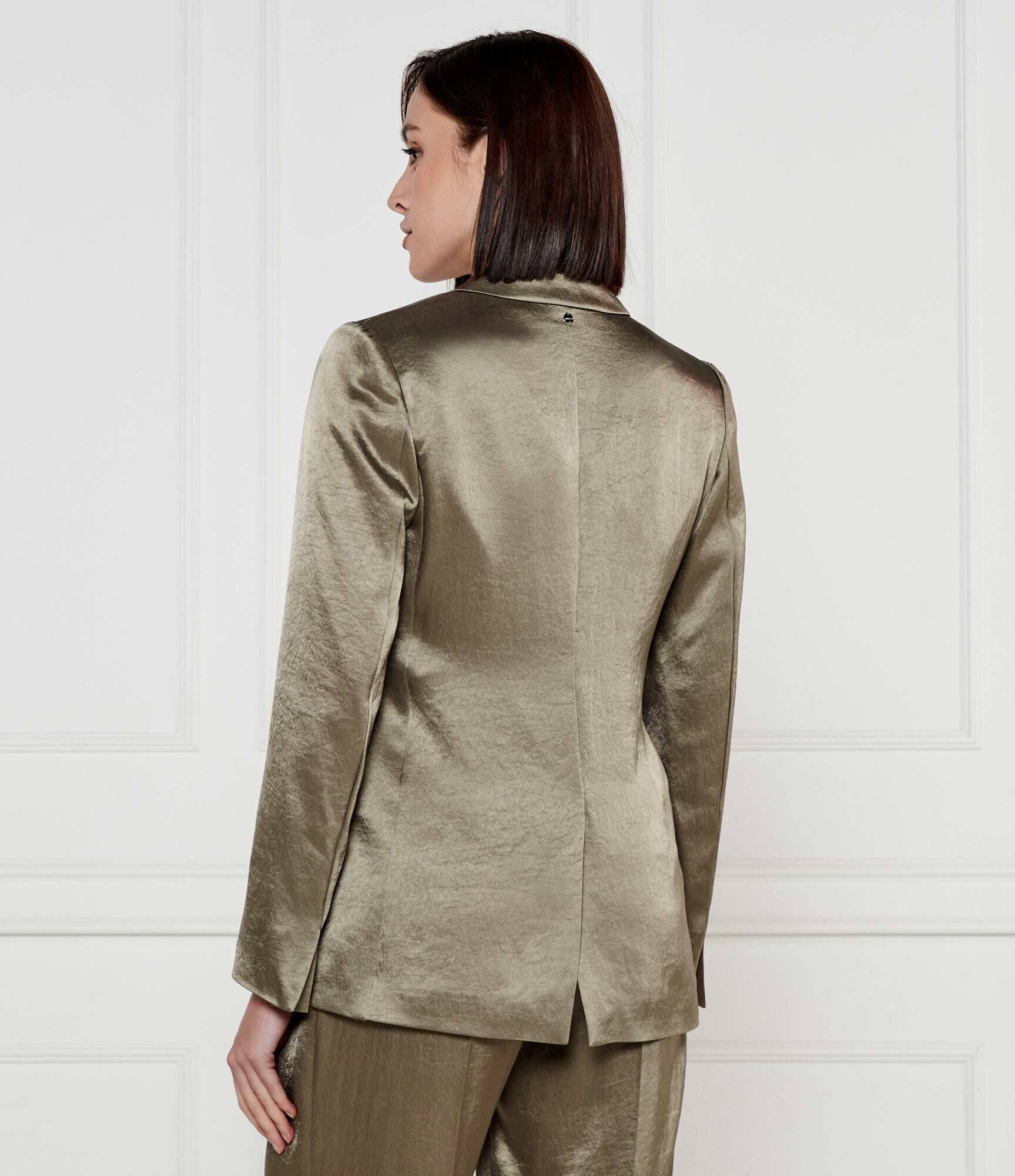 Marc Cain De satin sacou | Slim Fit
