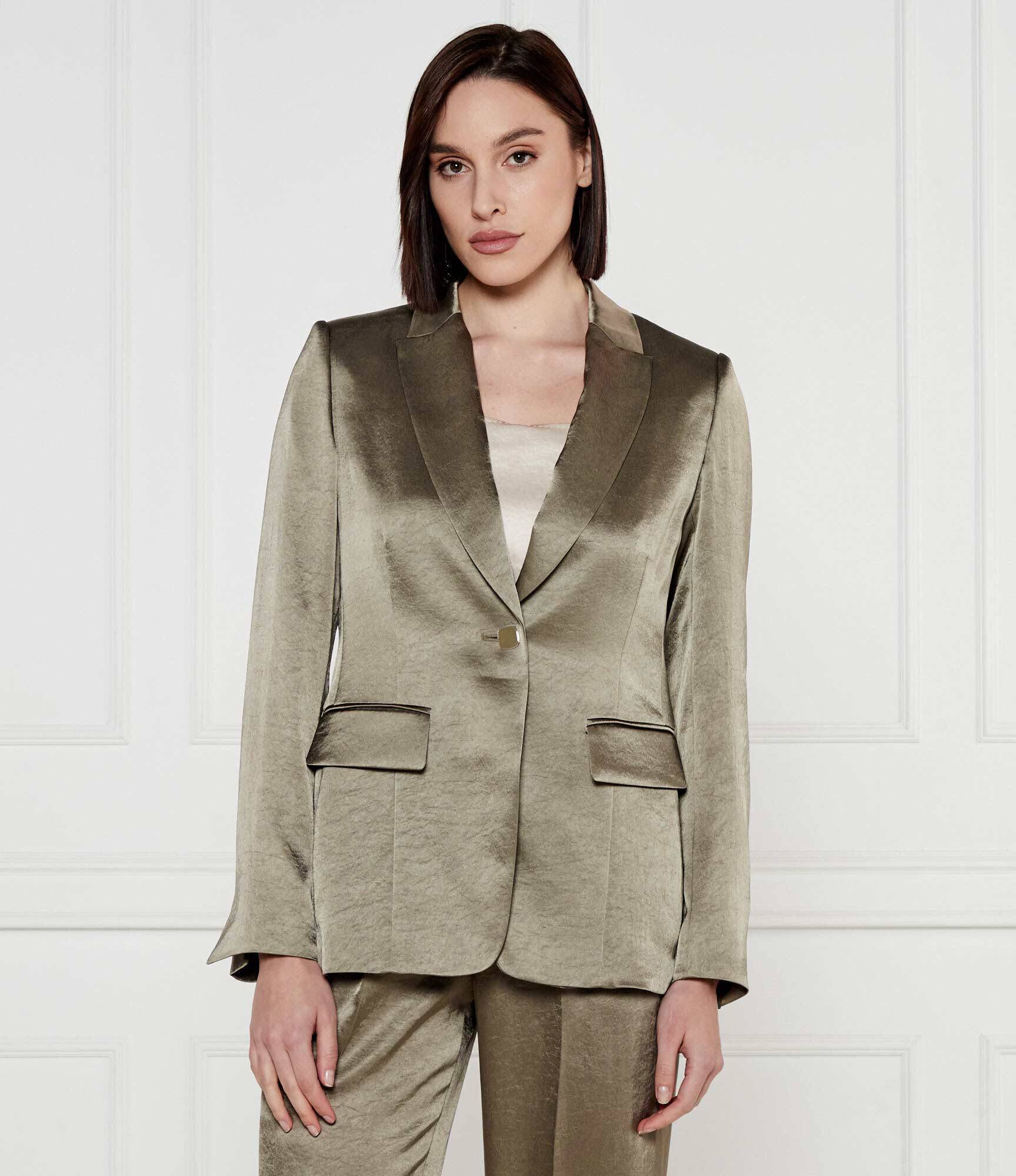 Marc Cain De satin sacou | Slim Fit