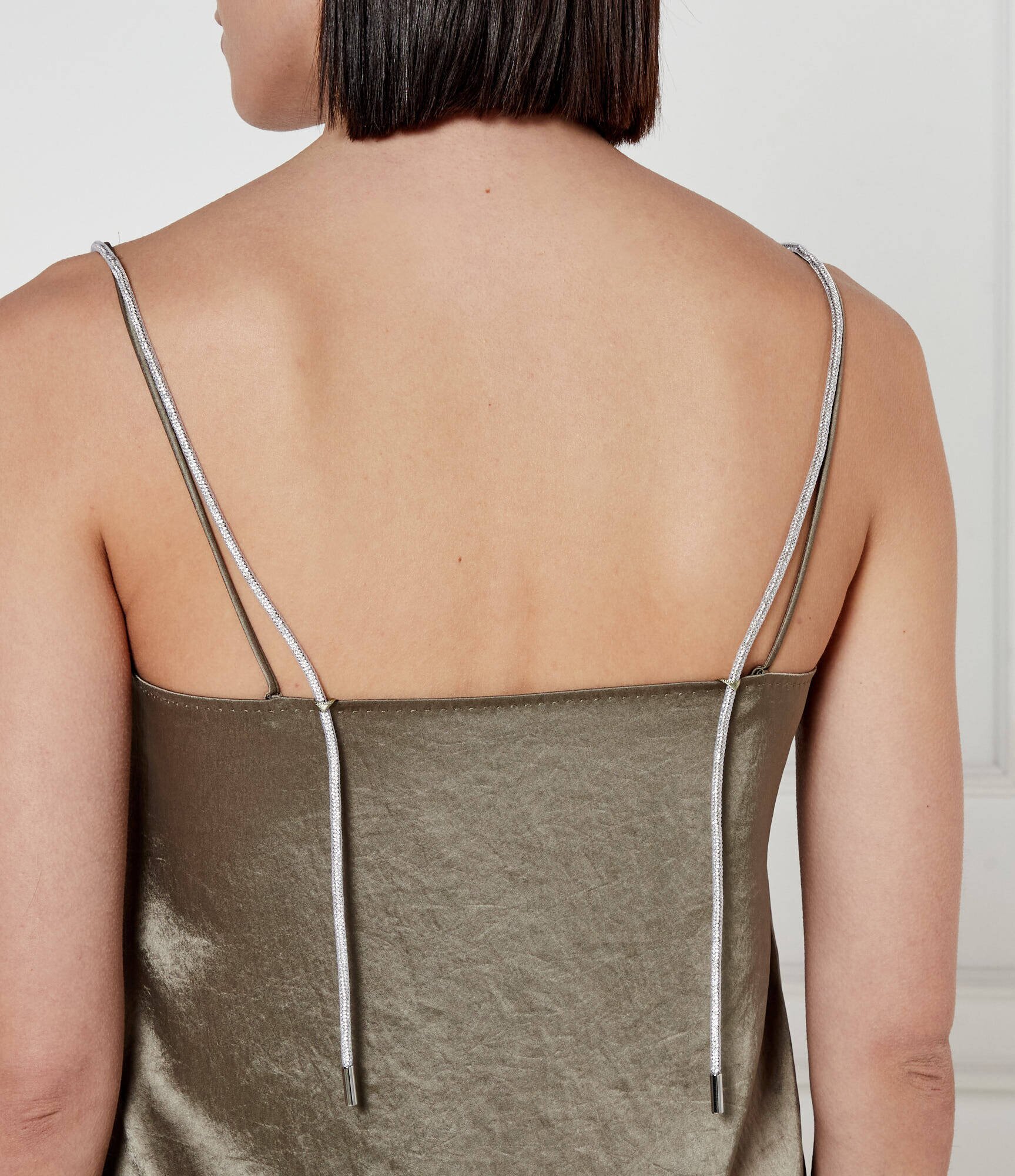 Marc Cain De satin top | Regular Fit