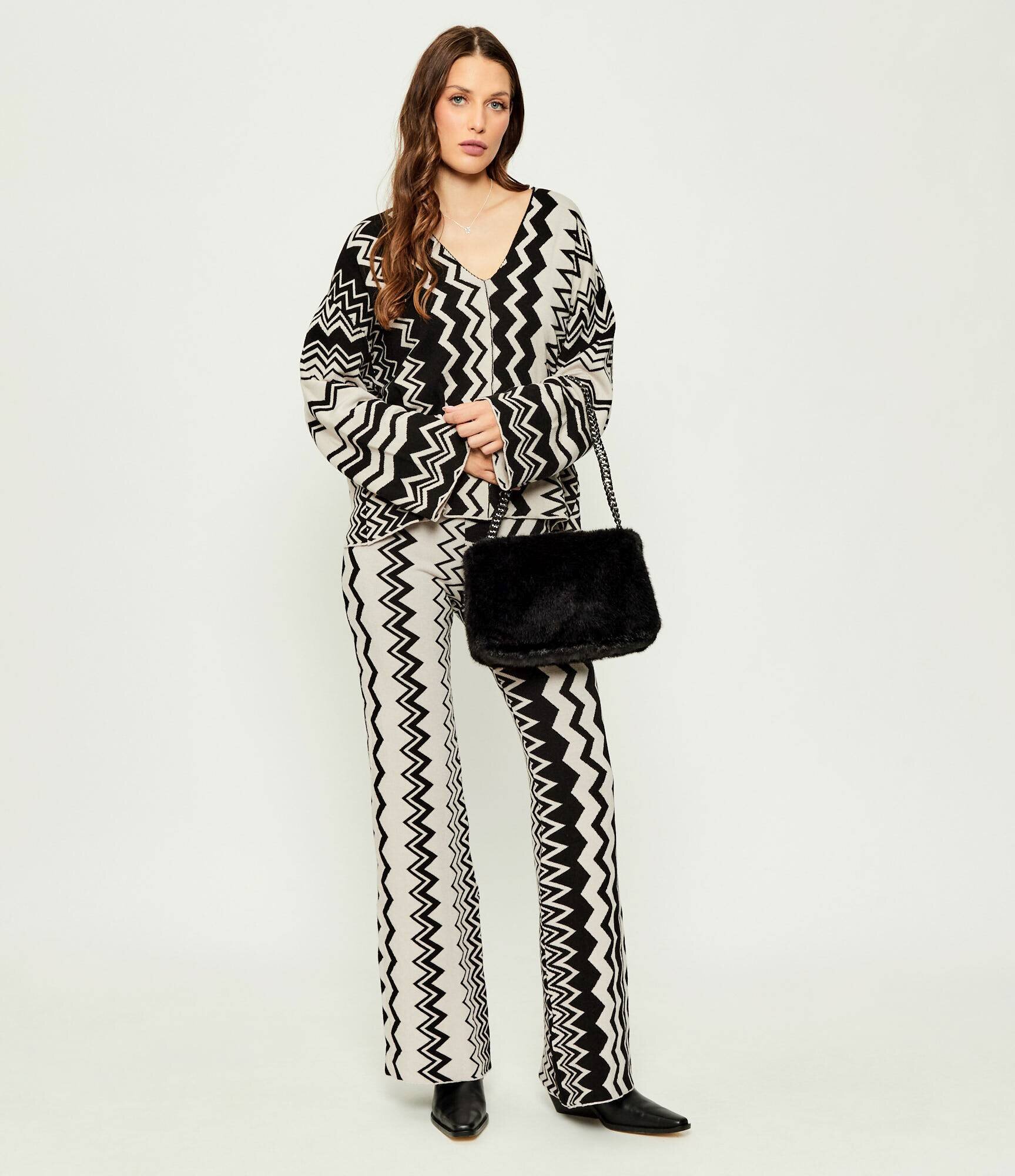Marc Cain Geantă pe umăr | shearling