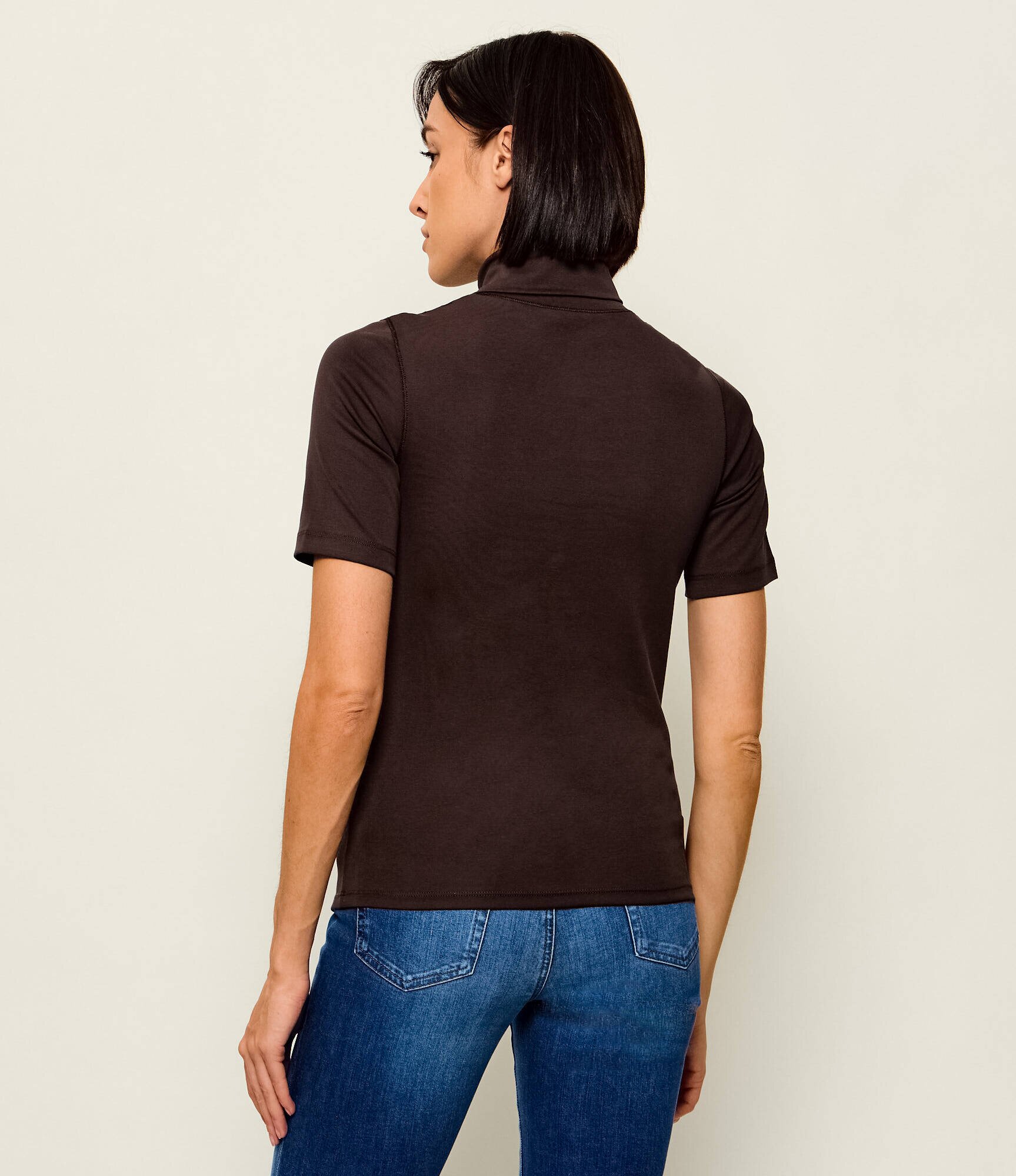 Marc Cain Guler înalt | Slim Fit