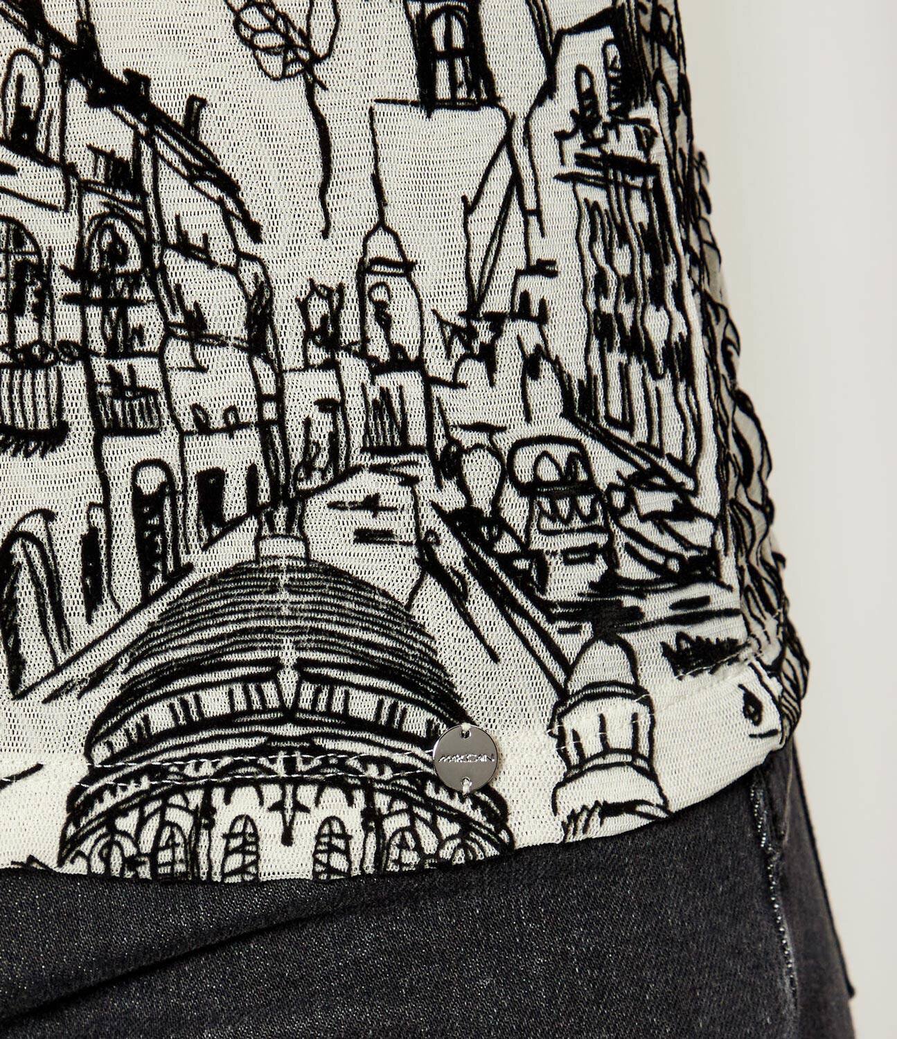 Marc Cain Guler înalt | Slim Fit