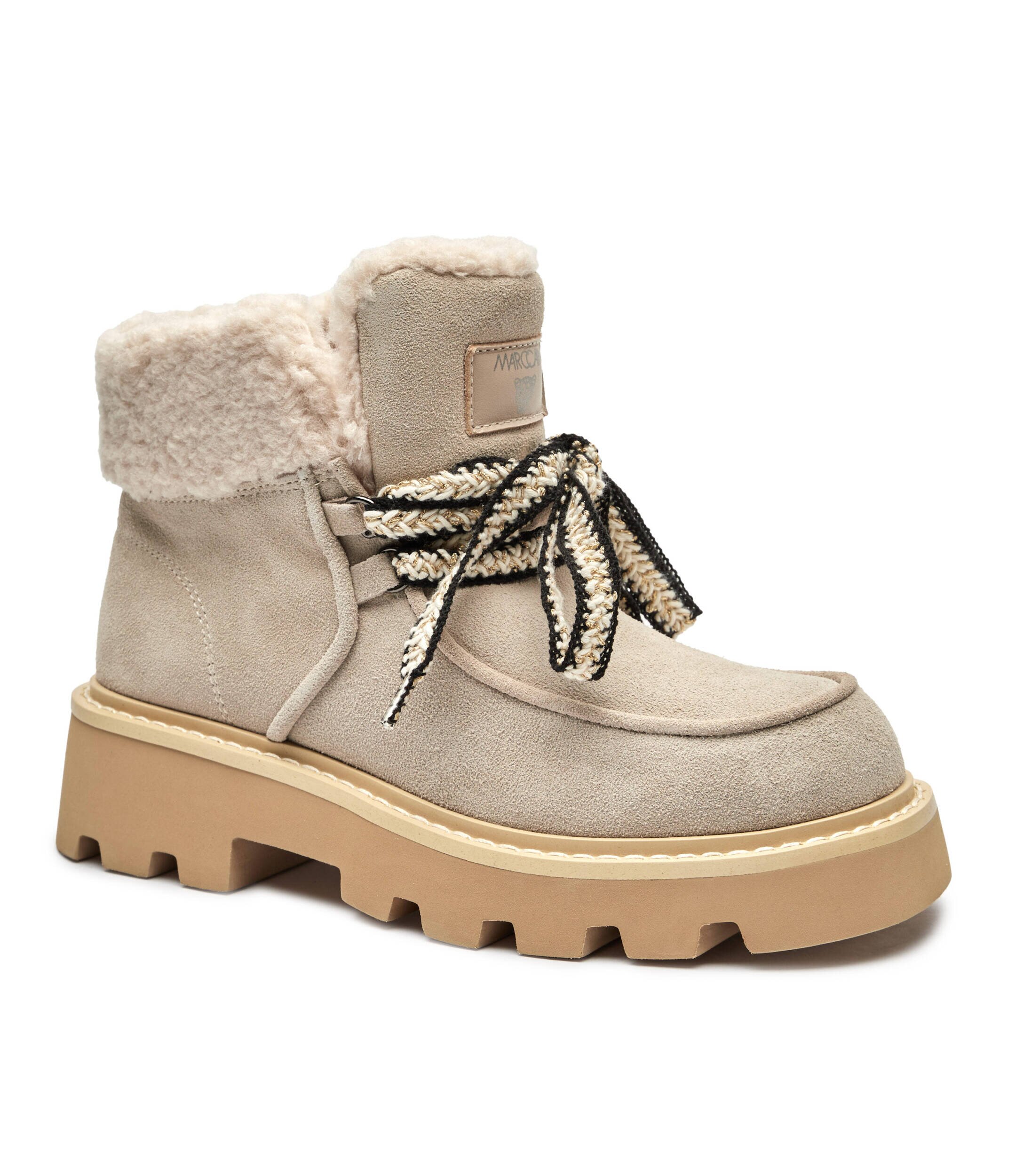 Marc Cain Insulete | shearling | piele întoarsă