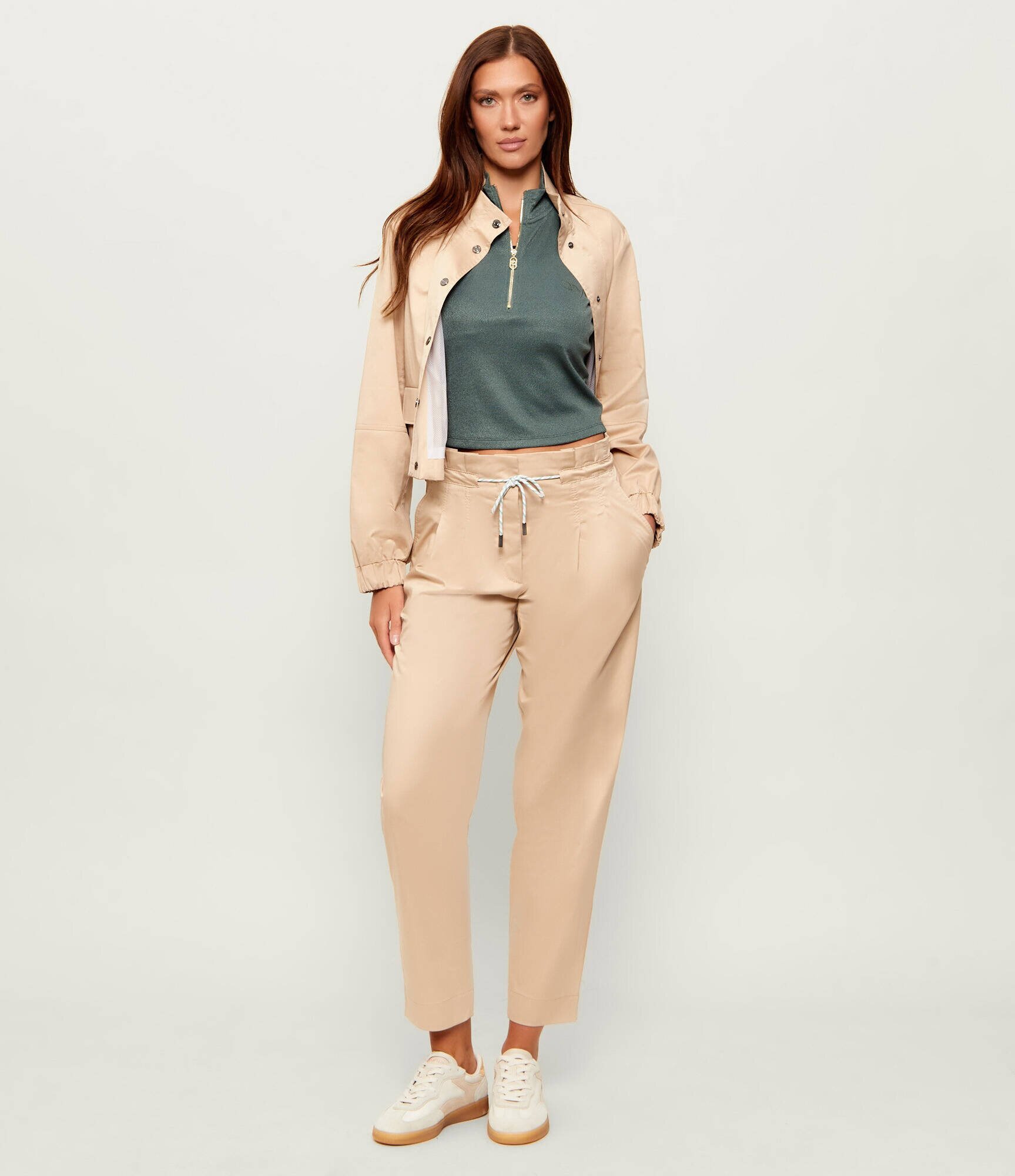 Marc Cain Pantaloni chino FAQUS | regular fit | high waist