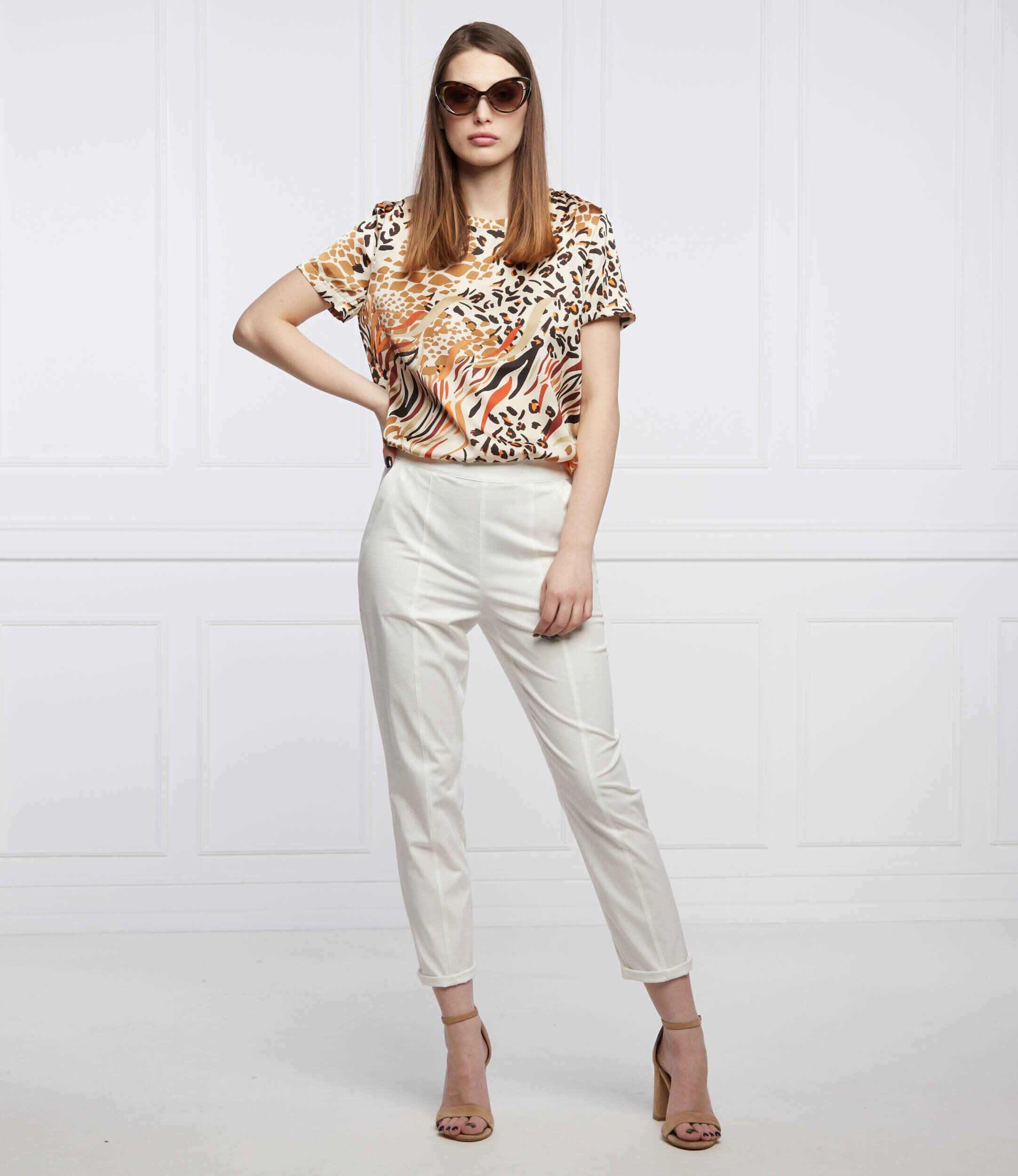 Marc Cain Pantaloni | Cropped Fit