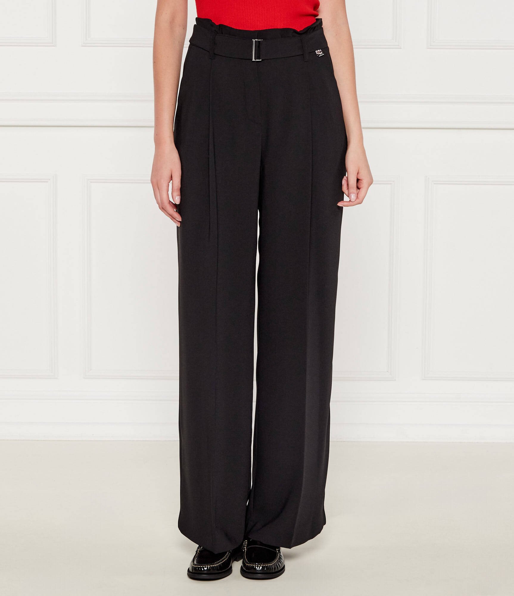 Marc Cain Pantaloni cu cordon | Relaxed fit