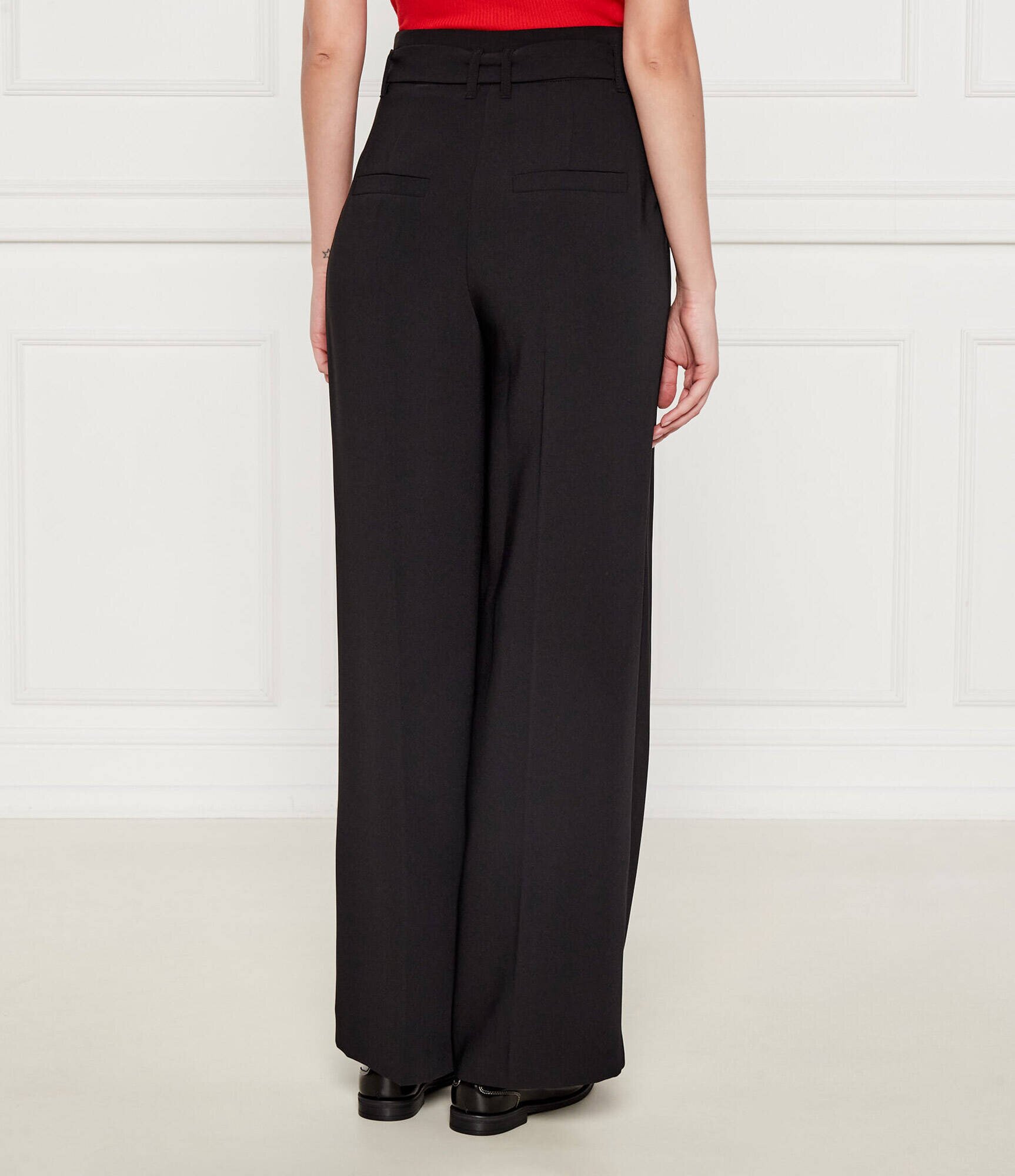 Marc Cain Pantaloni cu cordon | Relaxed fit