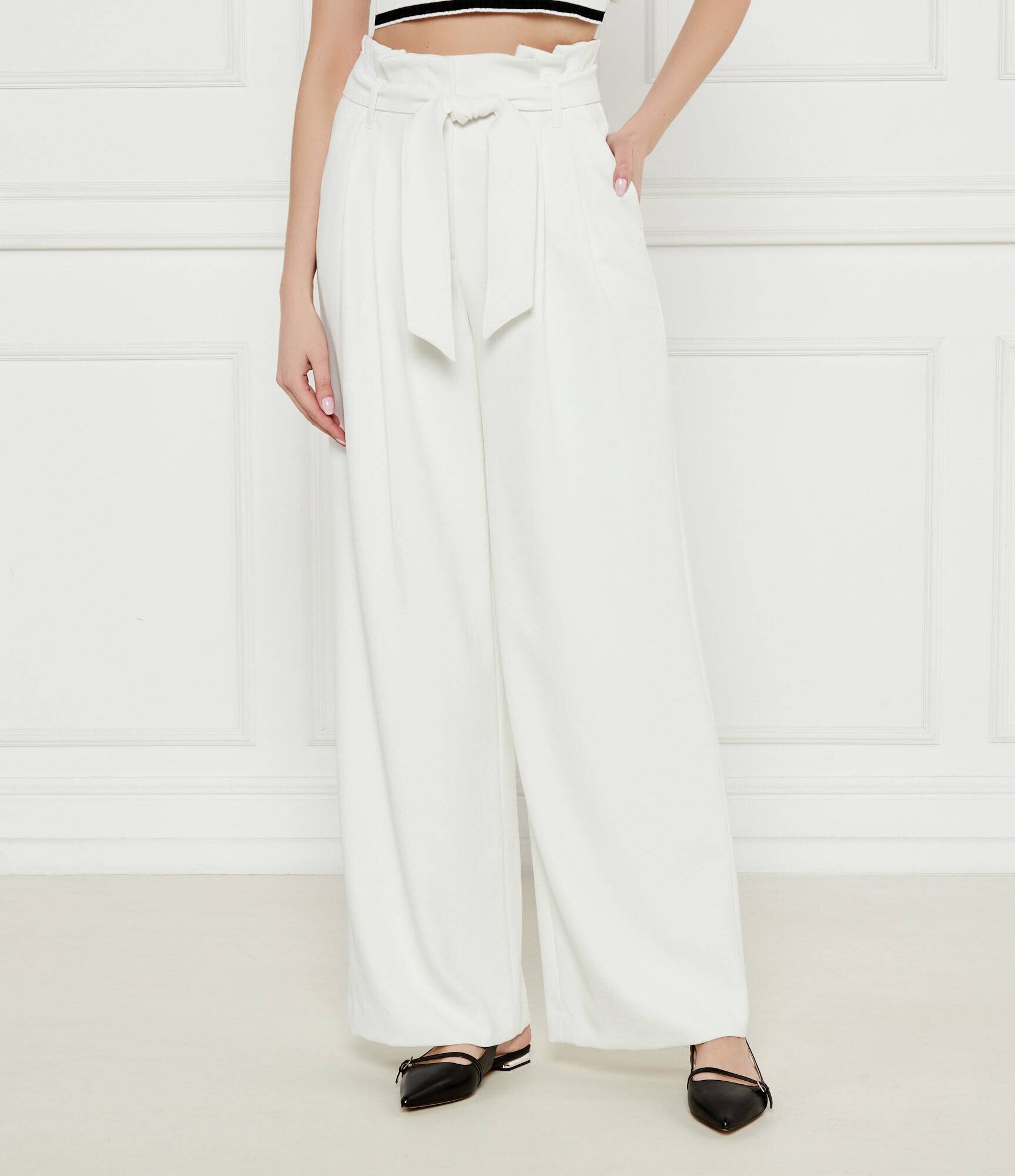 Marc Cain Pantaloni cu cordon WICHITA | flare fit