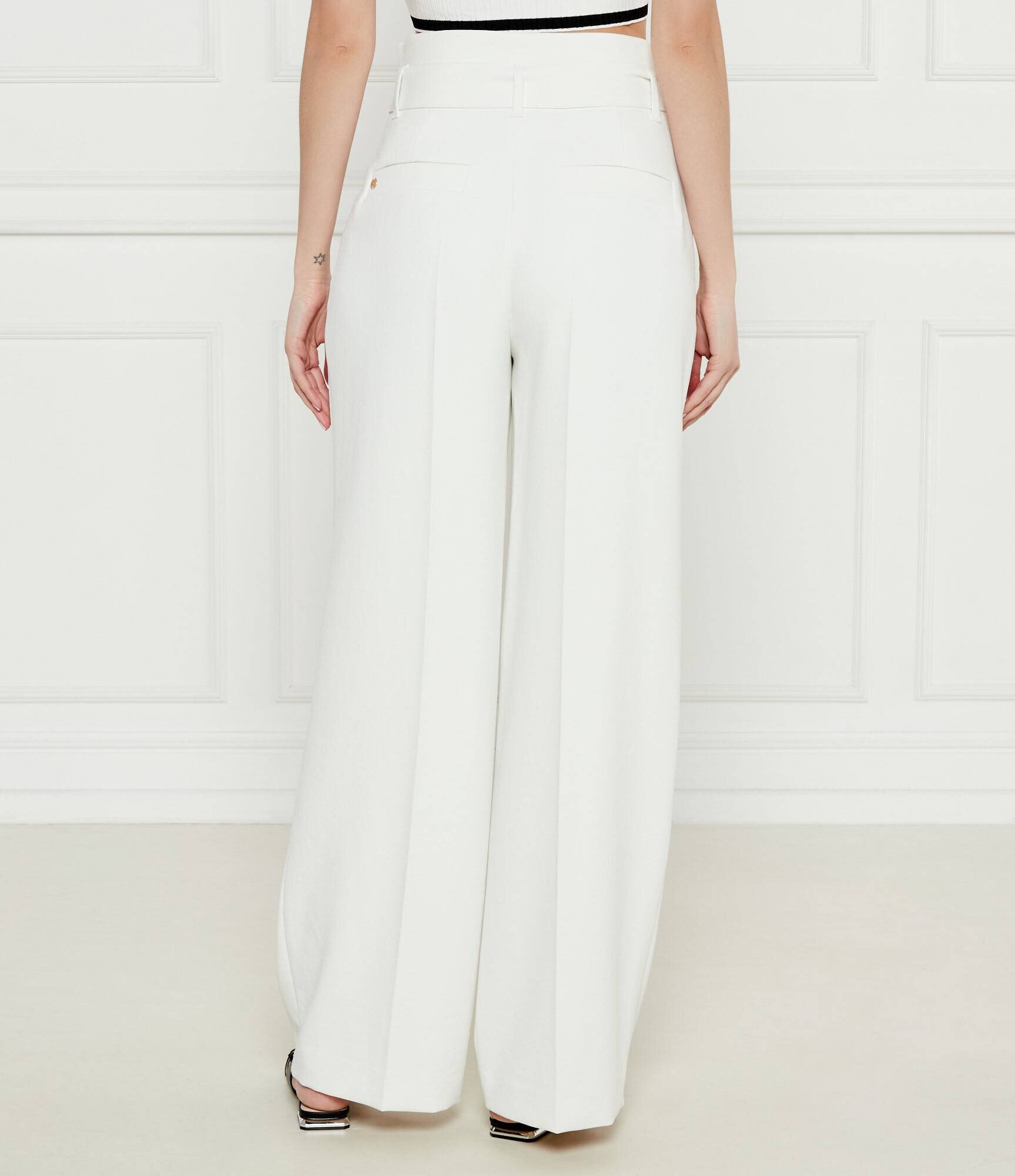 Marc Cain Pantaloni cu cordon WICHITA | flare fit