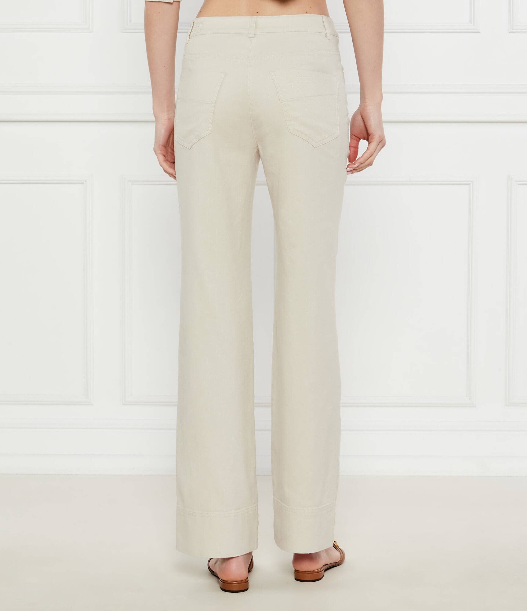 Marc Cain Pantaloni | flare fit | cu adaos de in