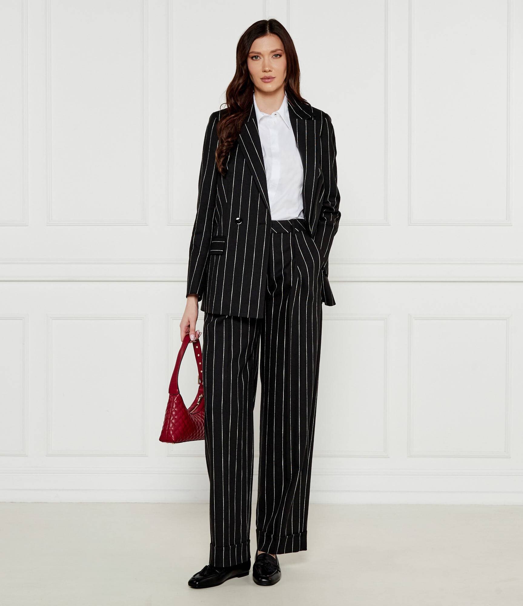 Marc Cain Pantaloni | flare fit | cu adaos de in