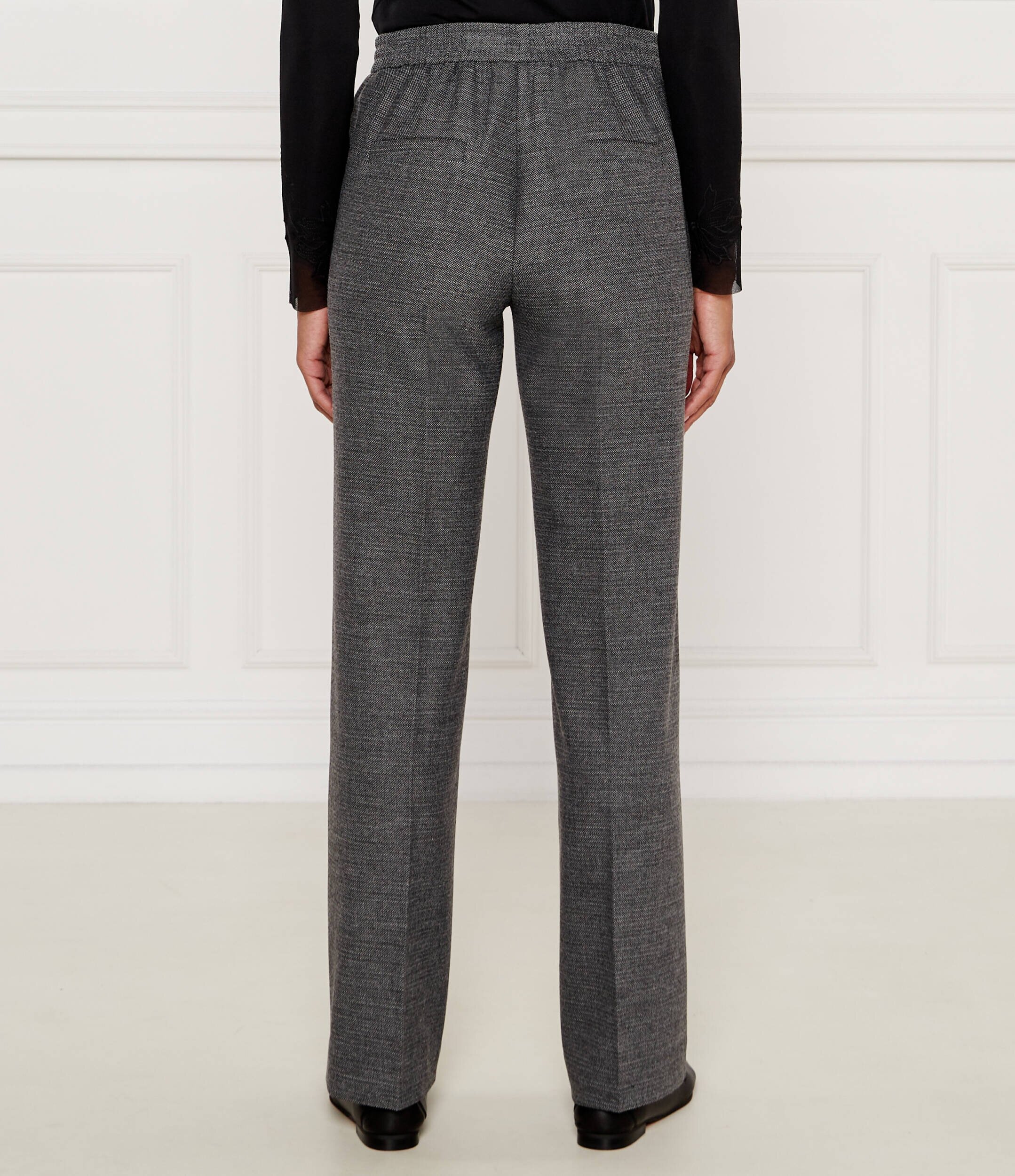 Marc Cain Pantaloni | regular fit cu adaos de lână