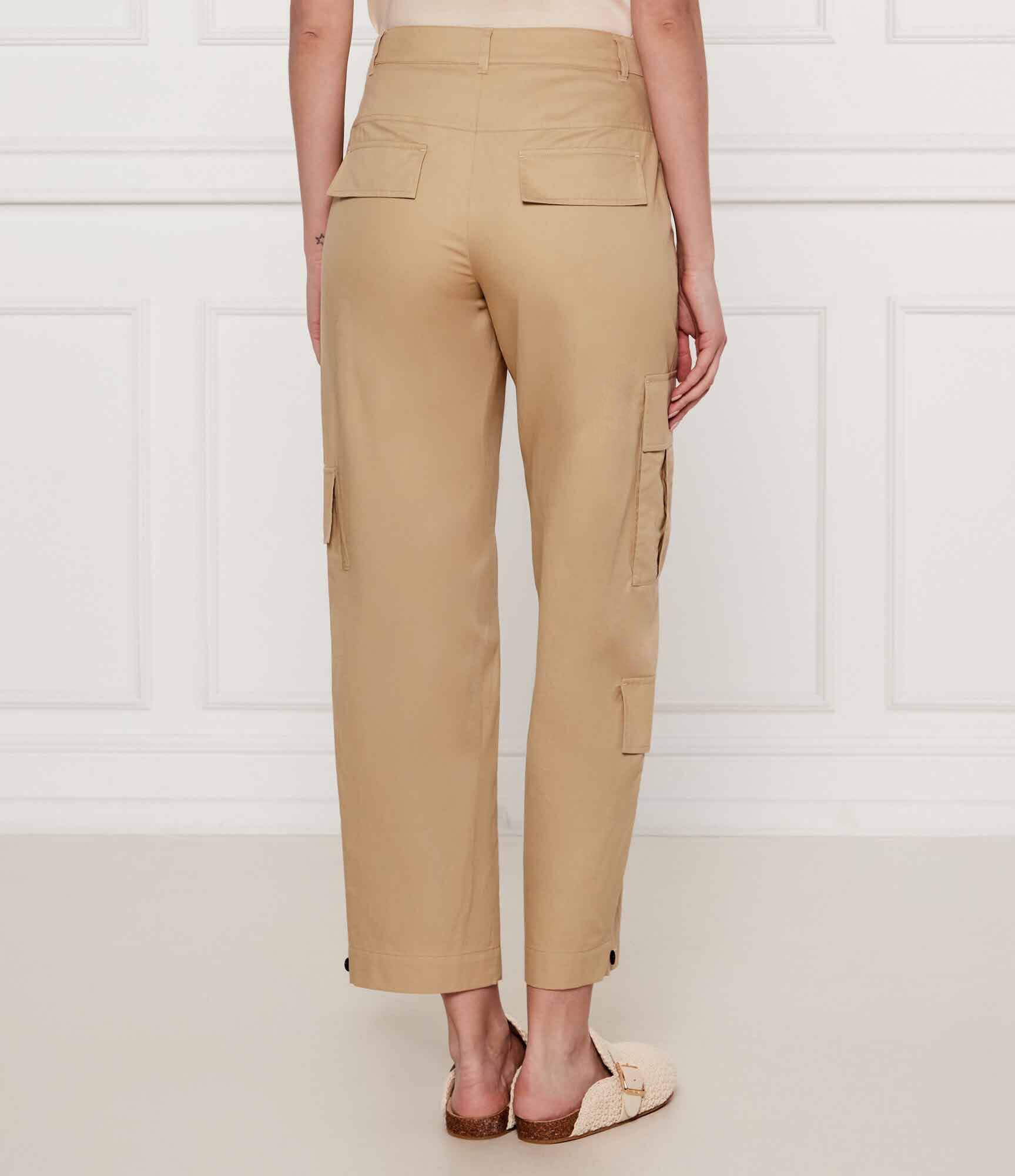 Marc Cain Pantaloni RENTON | Relaxed fit cu adaos de mătase