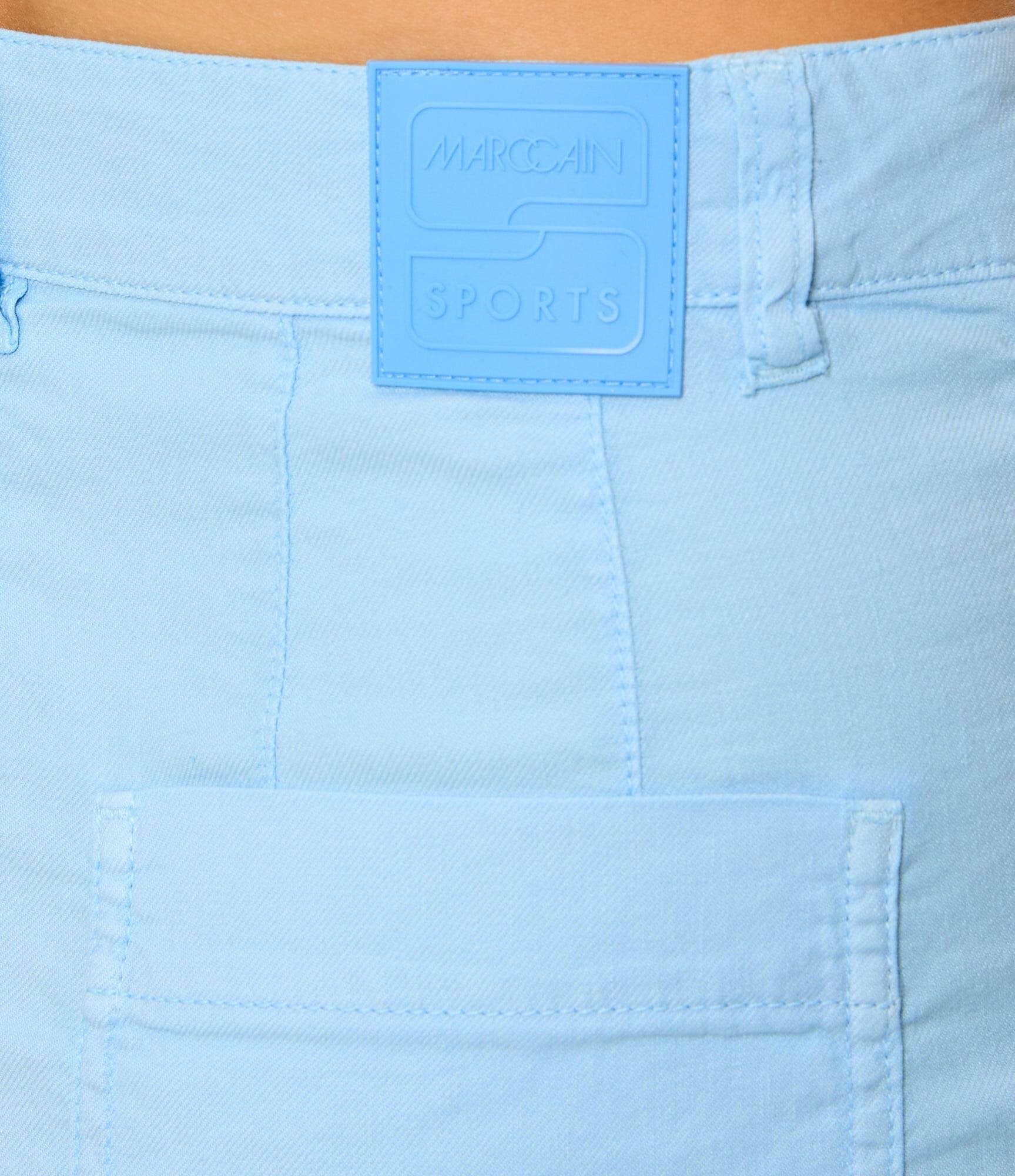 Marc Cain Pantaloni scurți | regular fit | cu adaos de in
