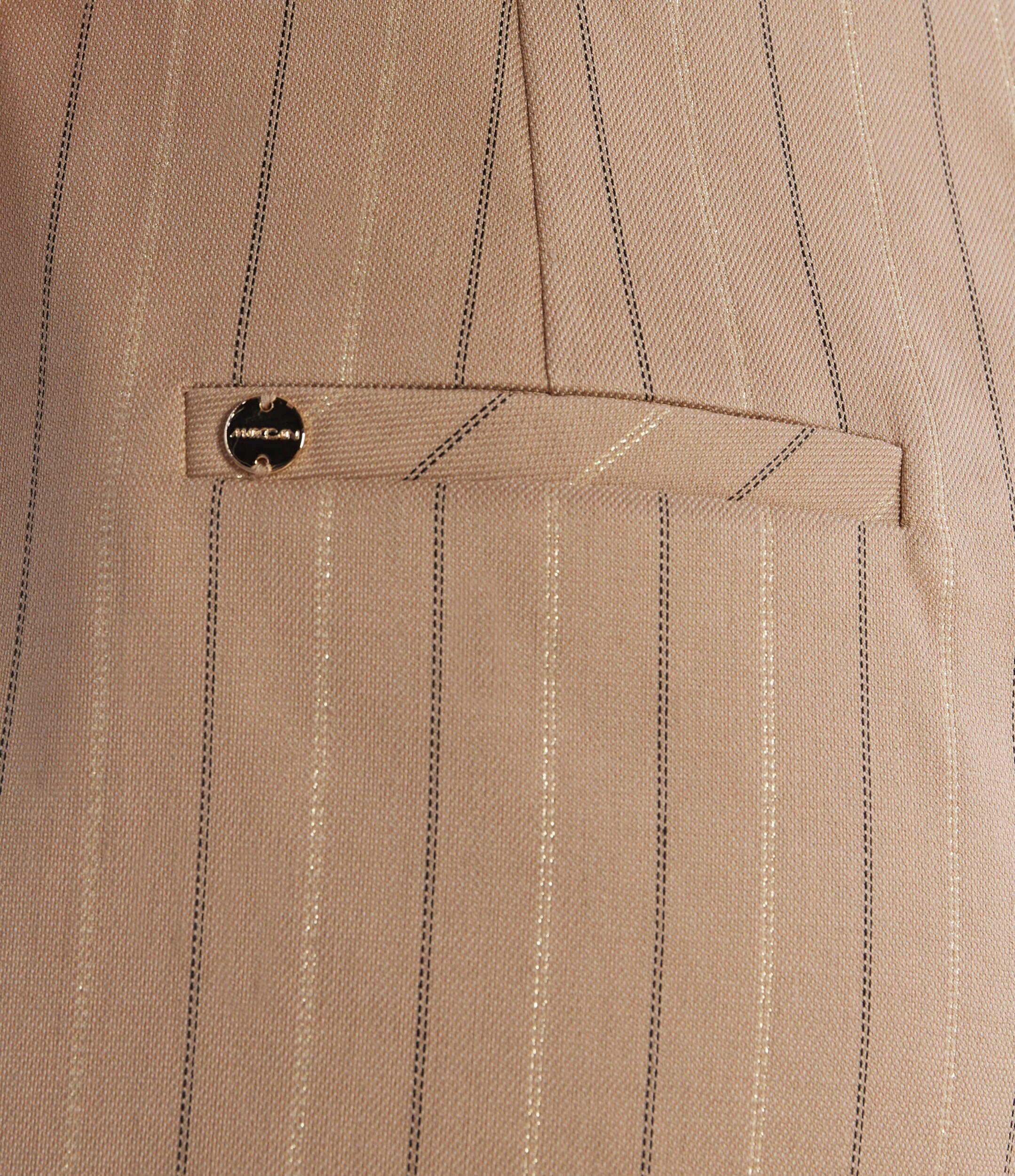 Marc Cain Pantaloni scurți WEIDA | Relaxed fit | cu adaos de in