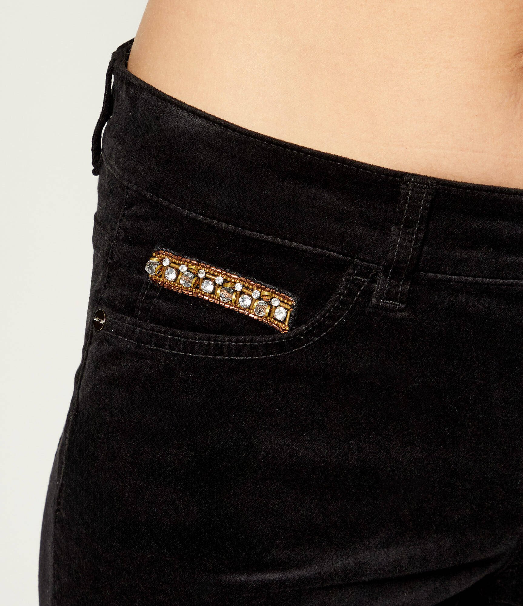 Marc Cain Pantaloni Silvi | Slim Fit | low waist