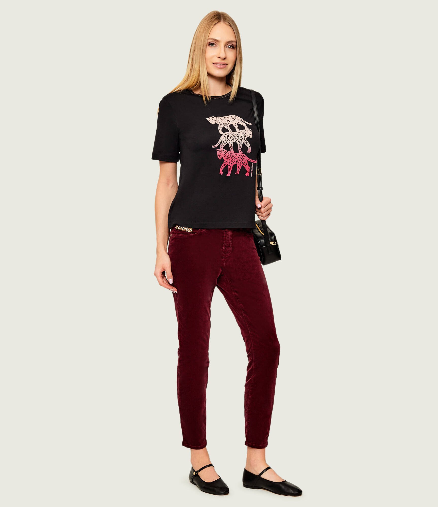 Marc Cain Pantaloni SILVI | Slim Fit | low waist