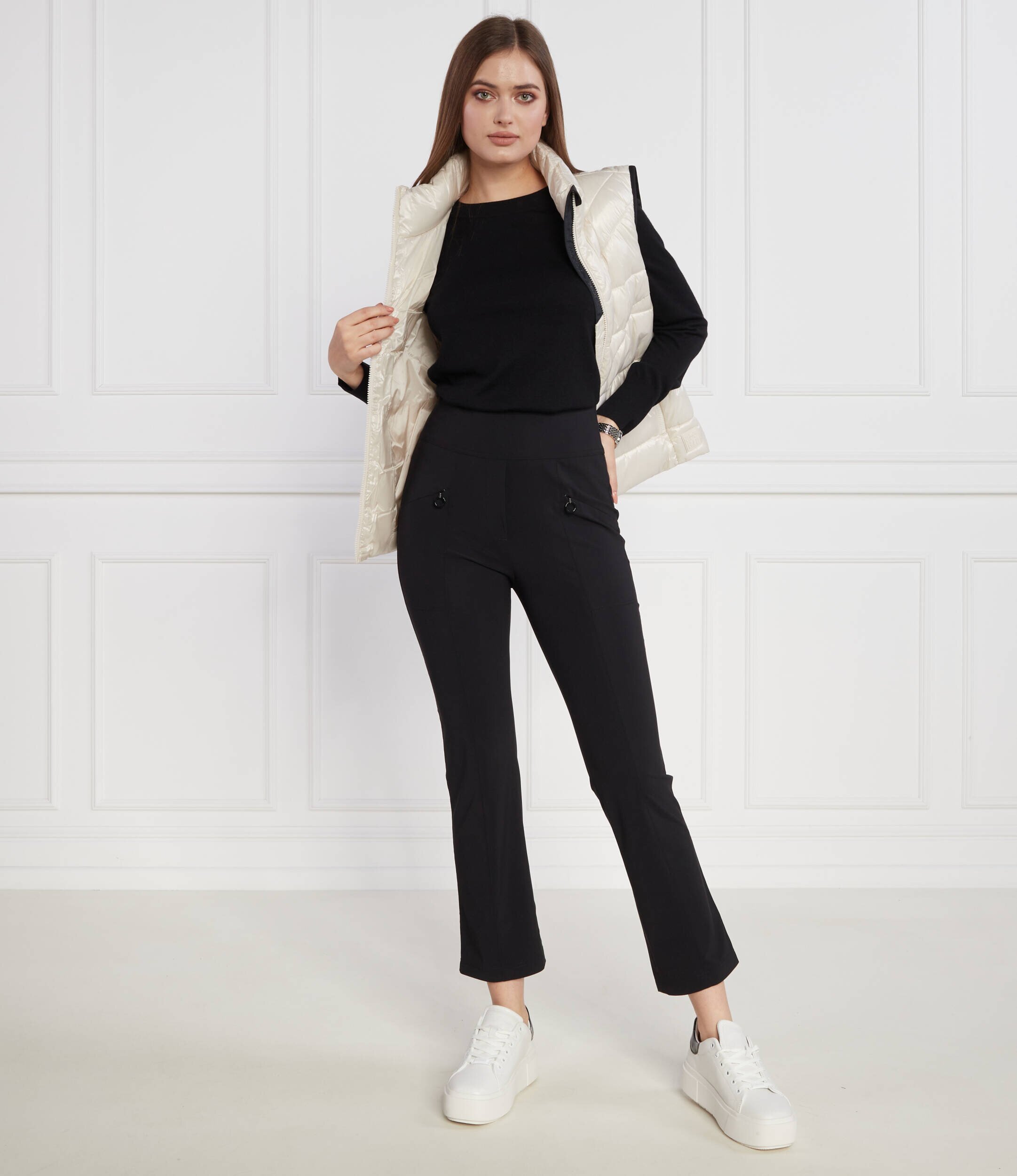 Marc Cain Pulover | Casual fit cu adaos de lână și cașmir
