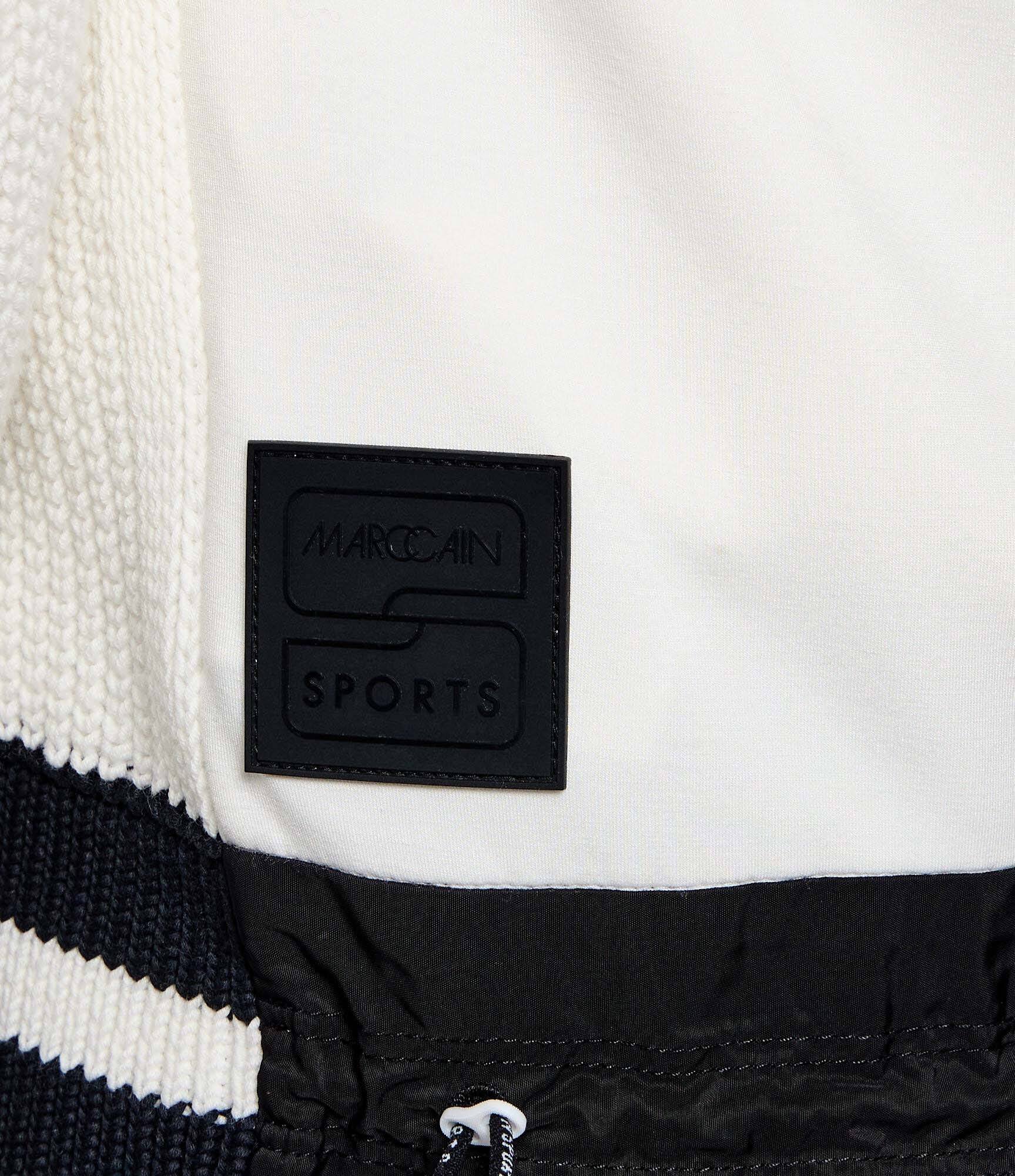 Marc Cain Pulover | Loose fit cu adaos de lână