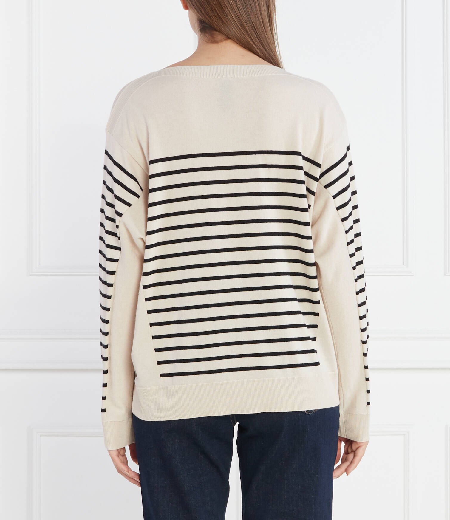 Marc Cain Pulover | Oversize fit cu adaos de lână și cașmir