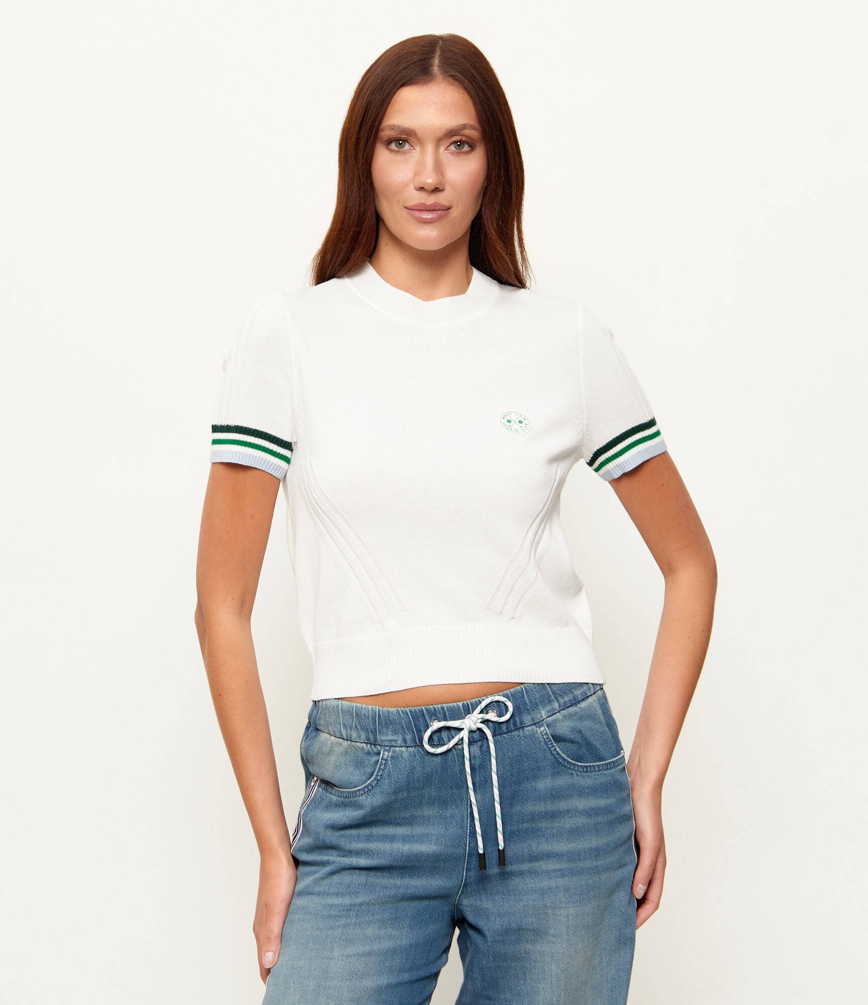 Marc Cain Pulover | regular fit cu adaos de lână