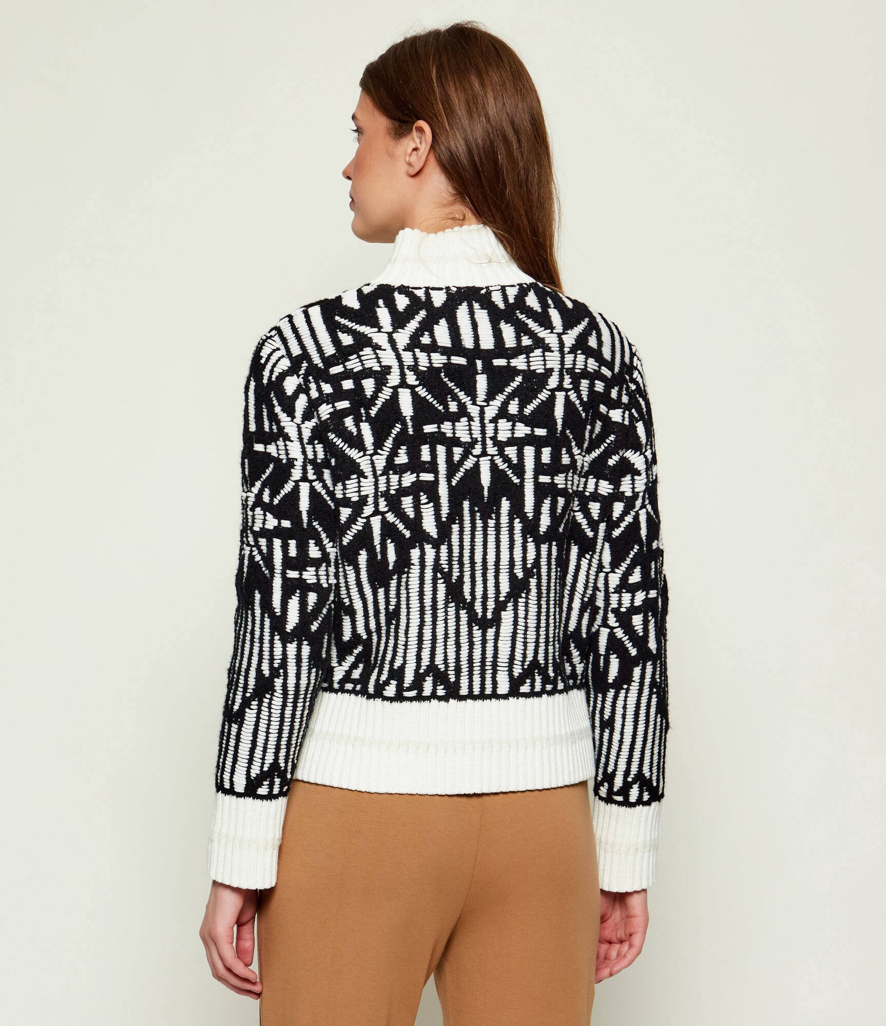 Marc Cain Pulover | regular fit cu adaos de lână