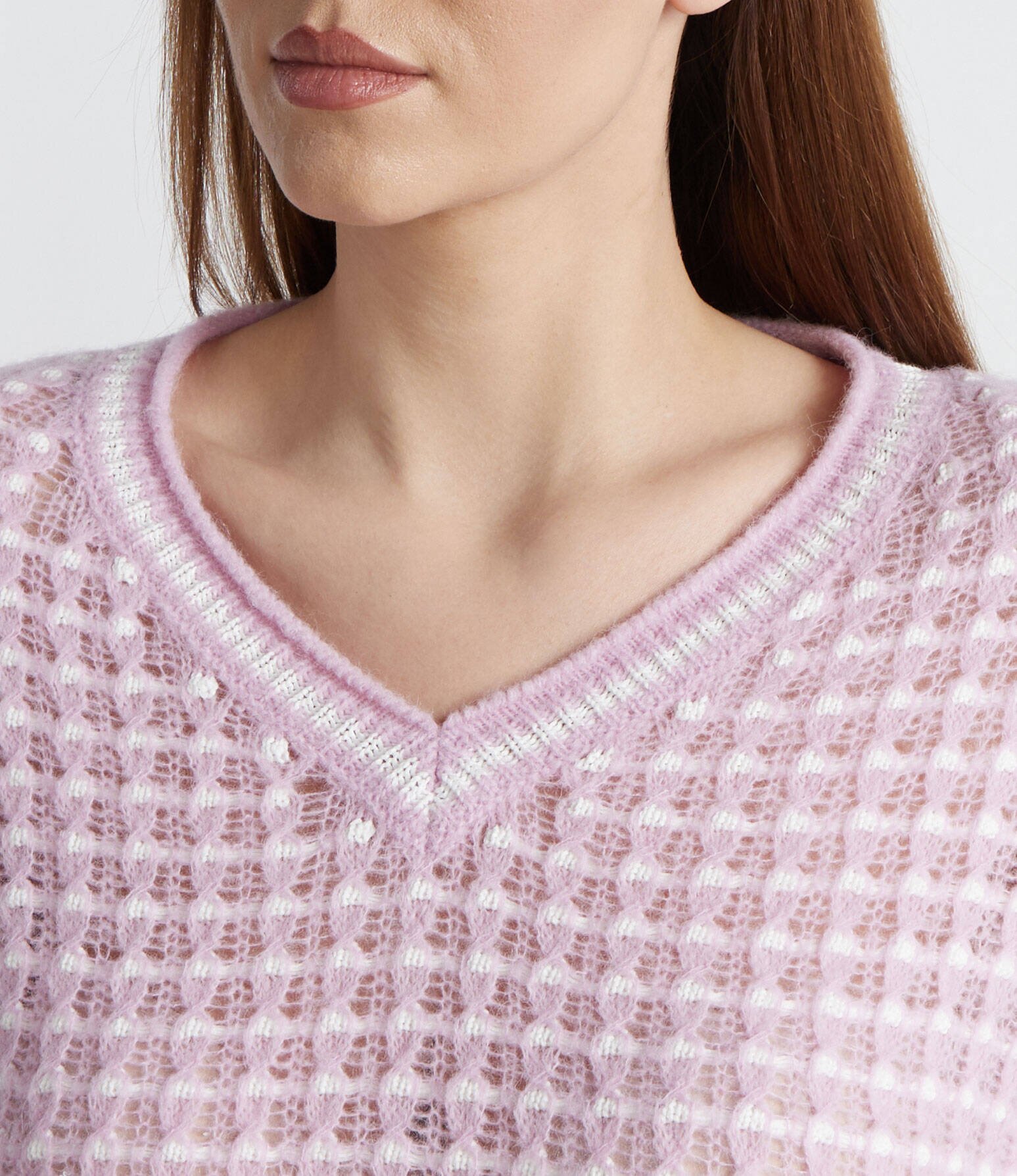 Marc Cain Pulover | Regular Fit cu adaos de lână