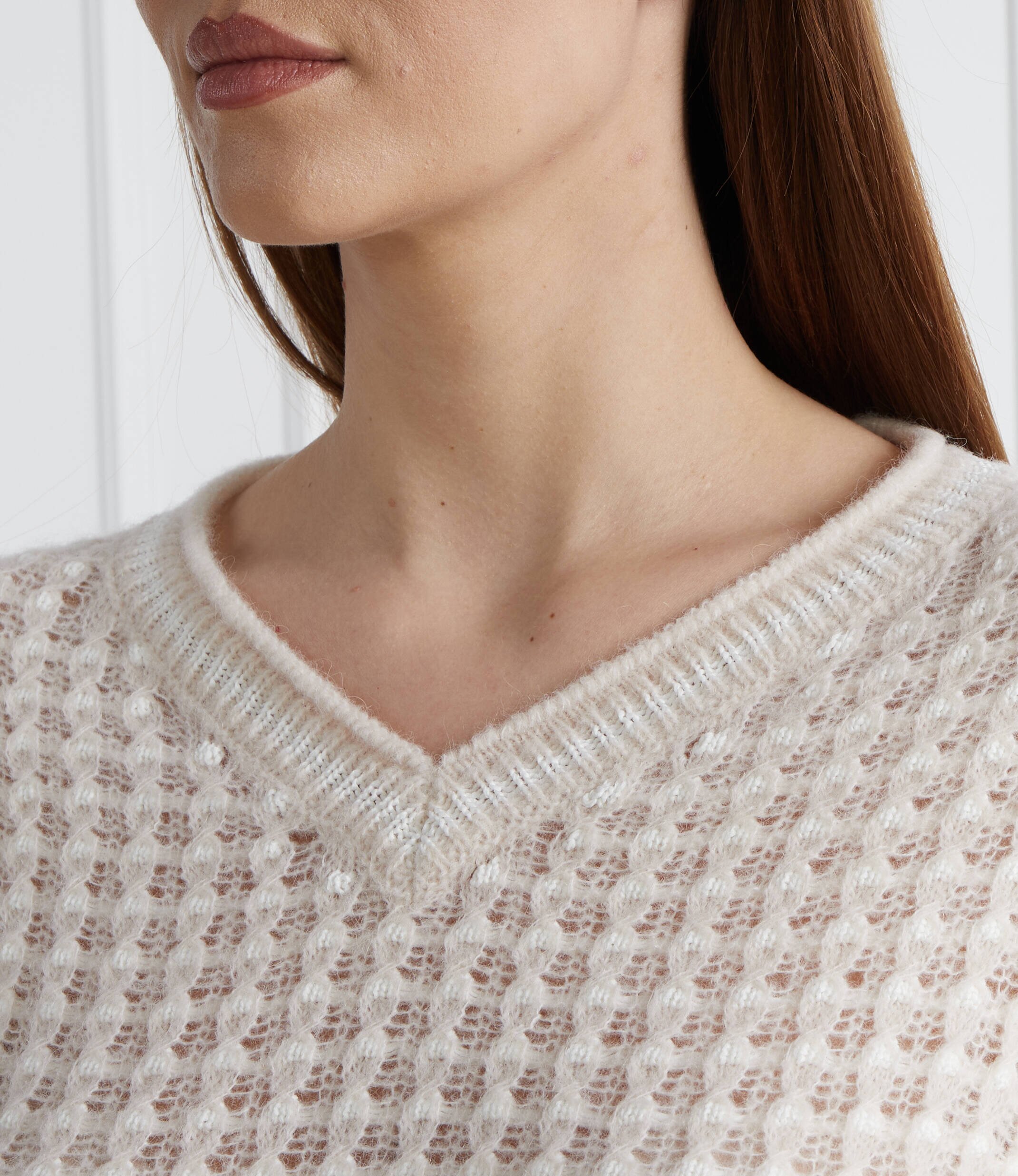 Marc Cain Pulover | Regular Fit cu adaos de lână