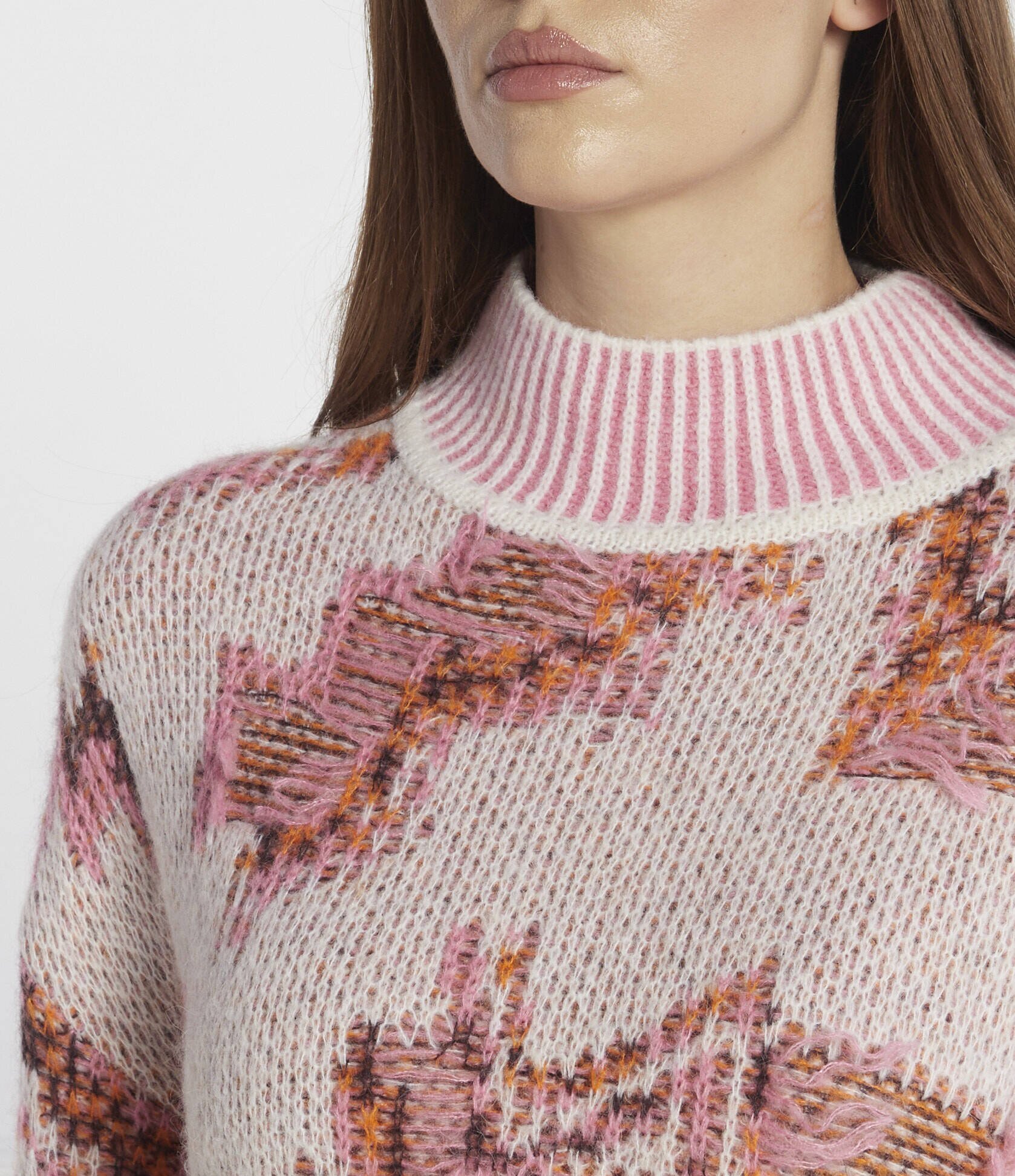 Marc Cain Pulover | Regular Fit cu adaos de lână